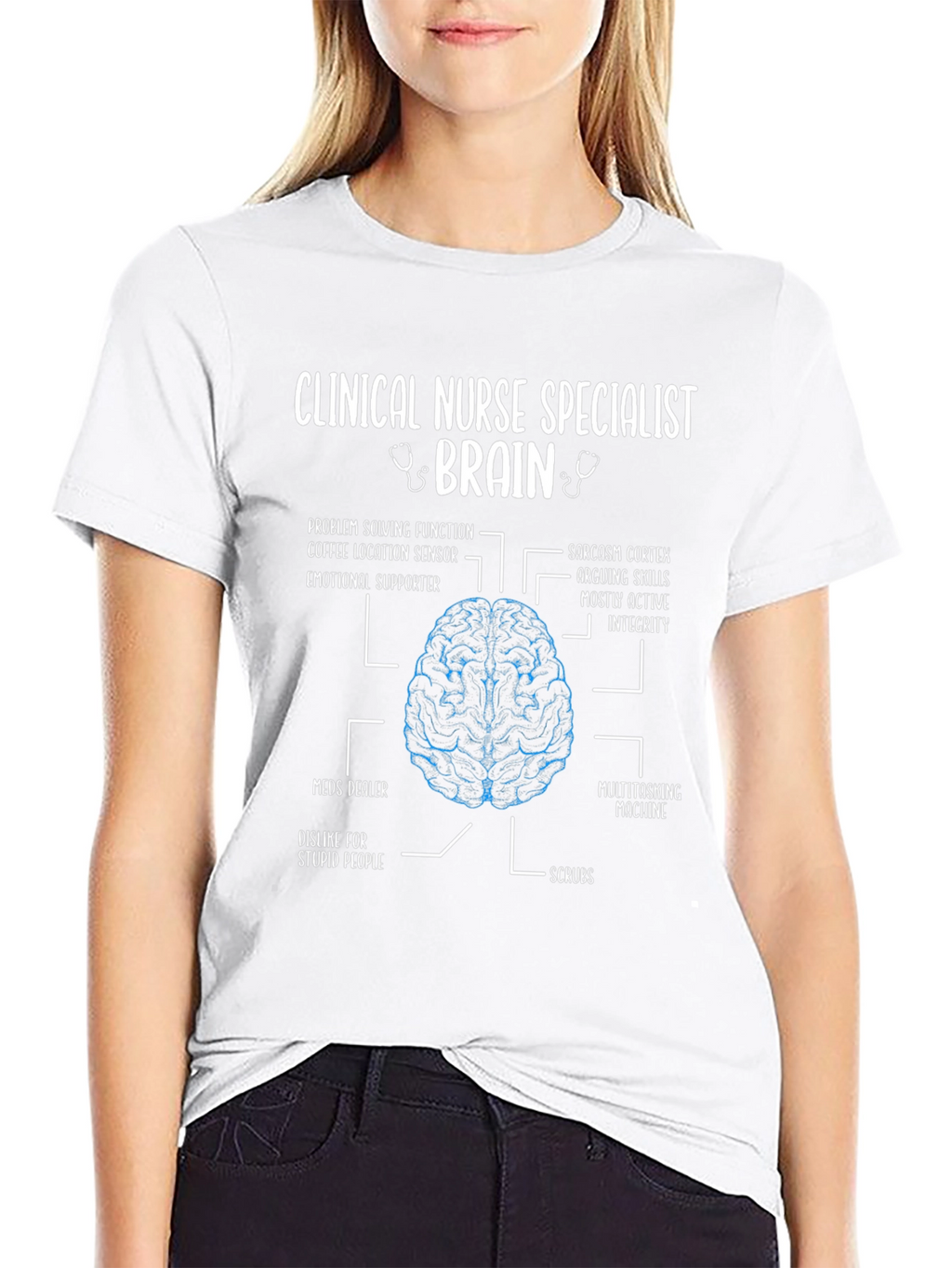Clinical Nurse Specialist Brain T-Shirt