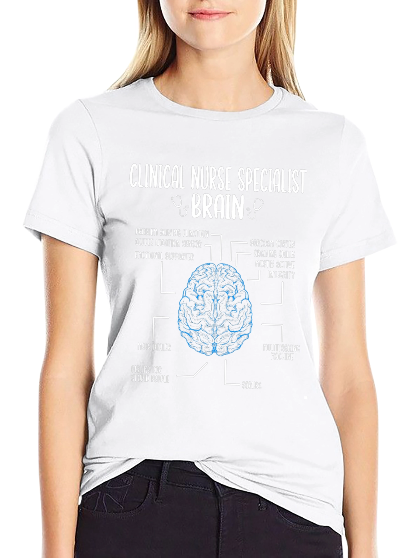 Clinical Nurse Specialist Brain T-Shirt