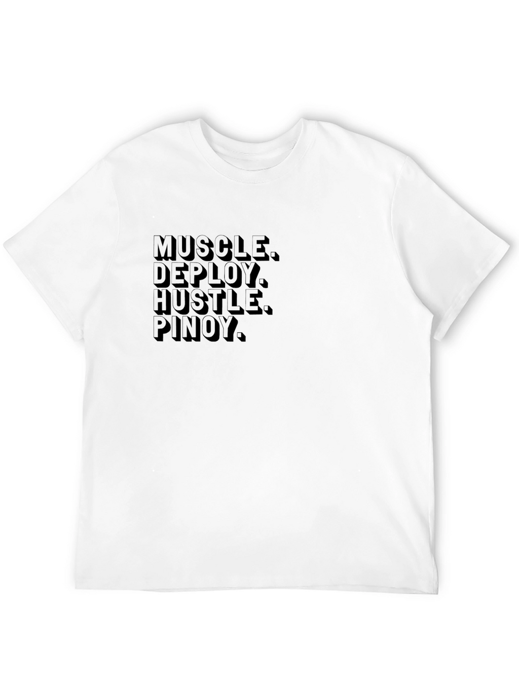 Muscle Deploy Hustle Pinoy Graphic Tee