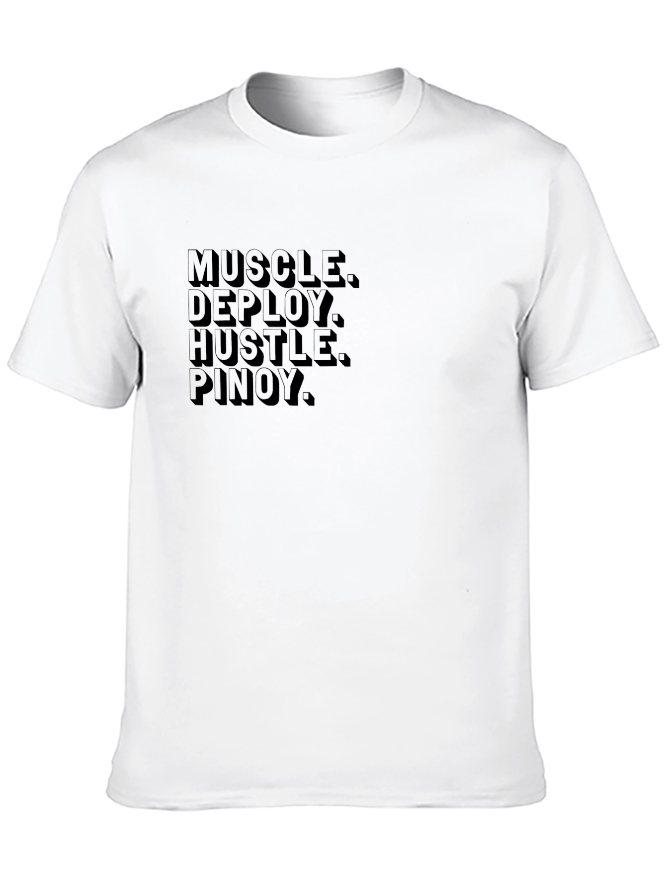 Muscle Deploy Hustle Pinoy Graphic Tee