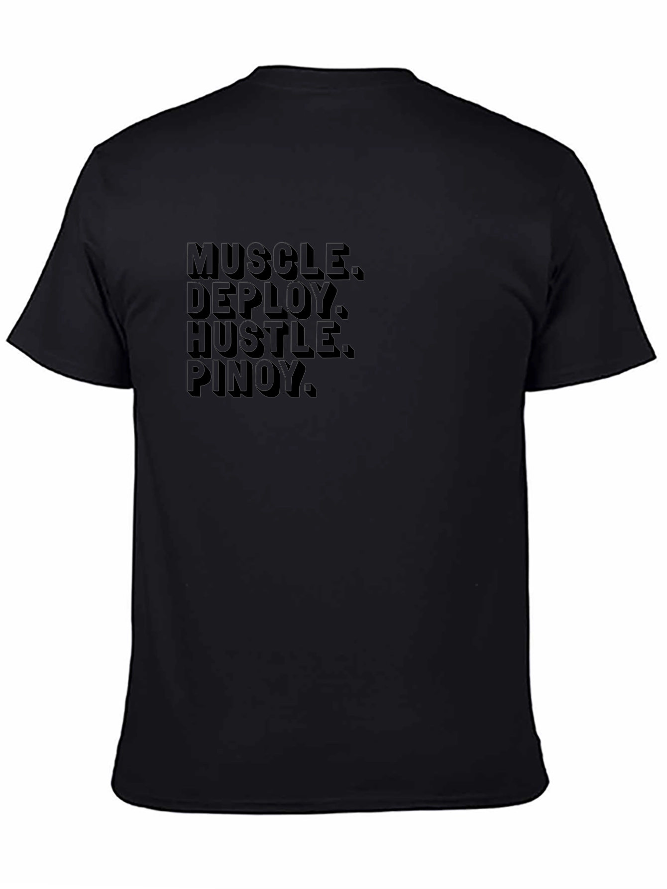 Muscle Deploy Hustle Pinoy Graphic Tee