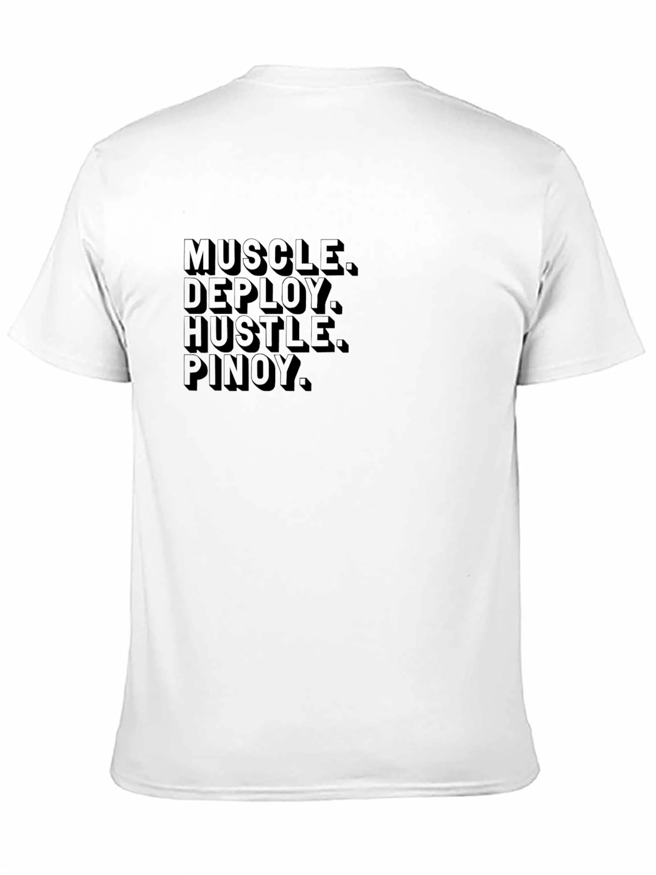 Muscle Deploy Hustle Pinoy Graphic Tee