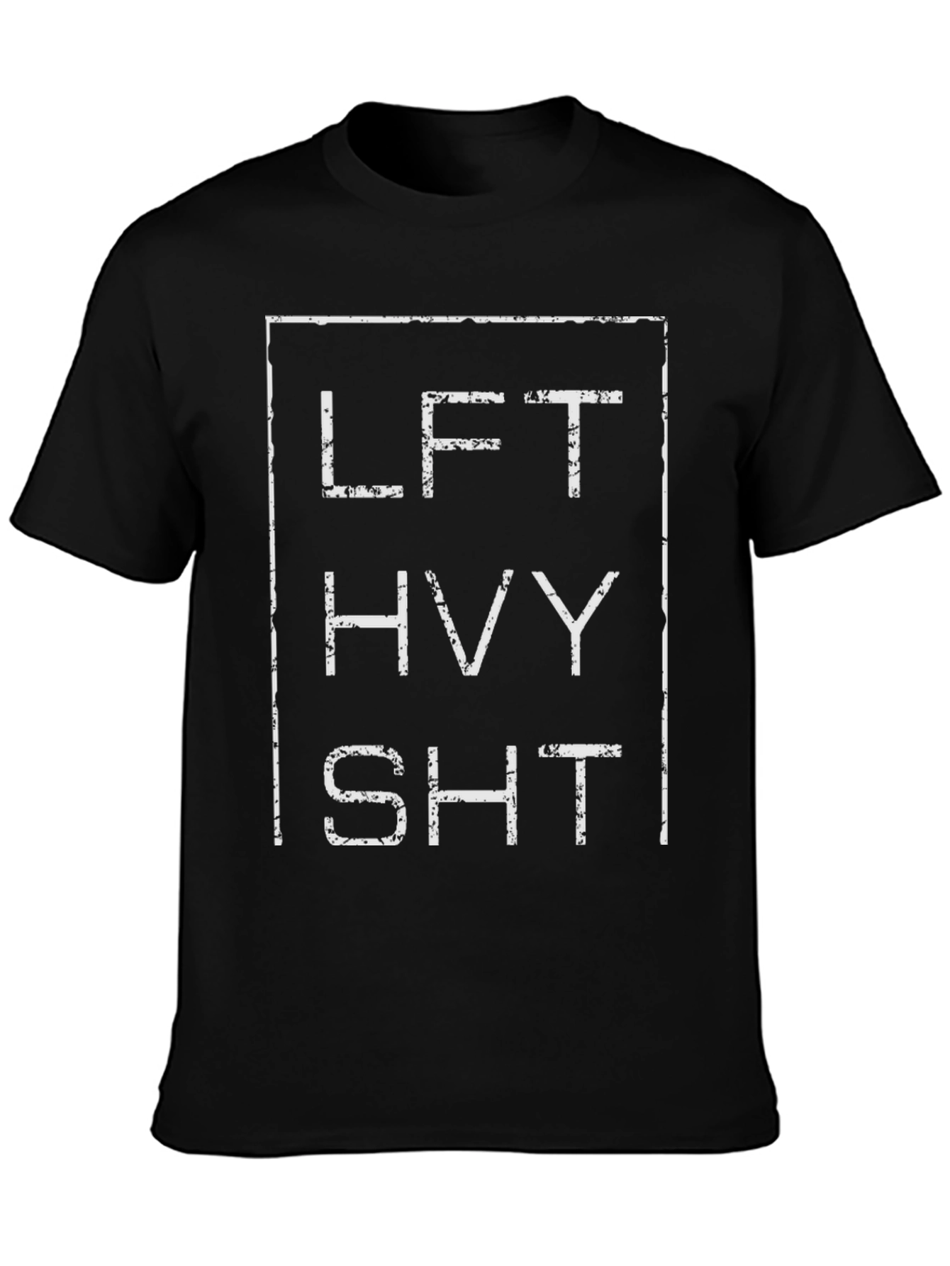 Lift Heavy Graphic T-Shirt - Black