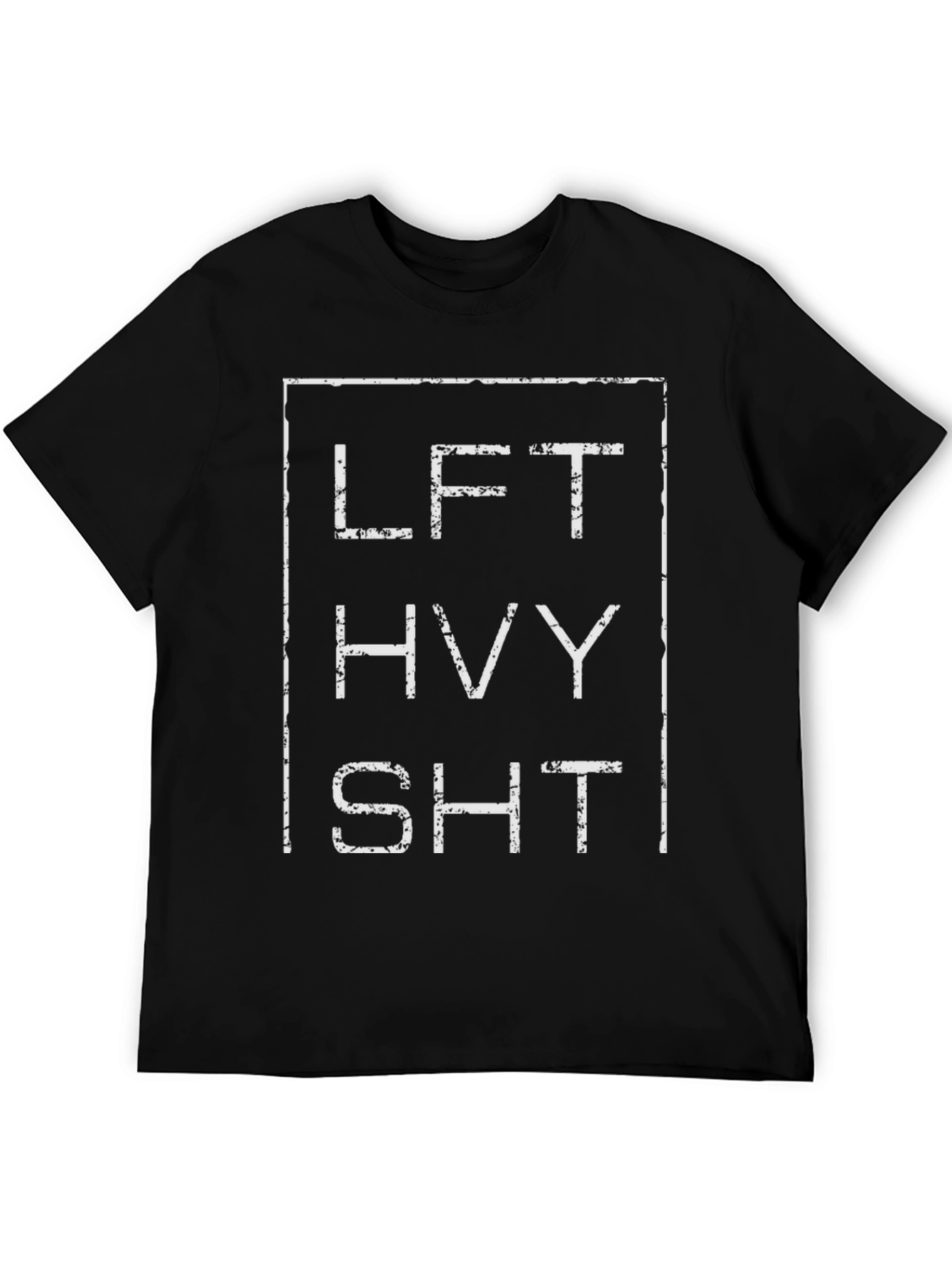 Lift Heavy Graphic T-Shirt - Black