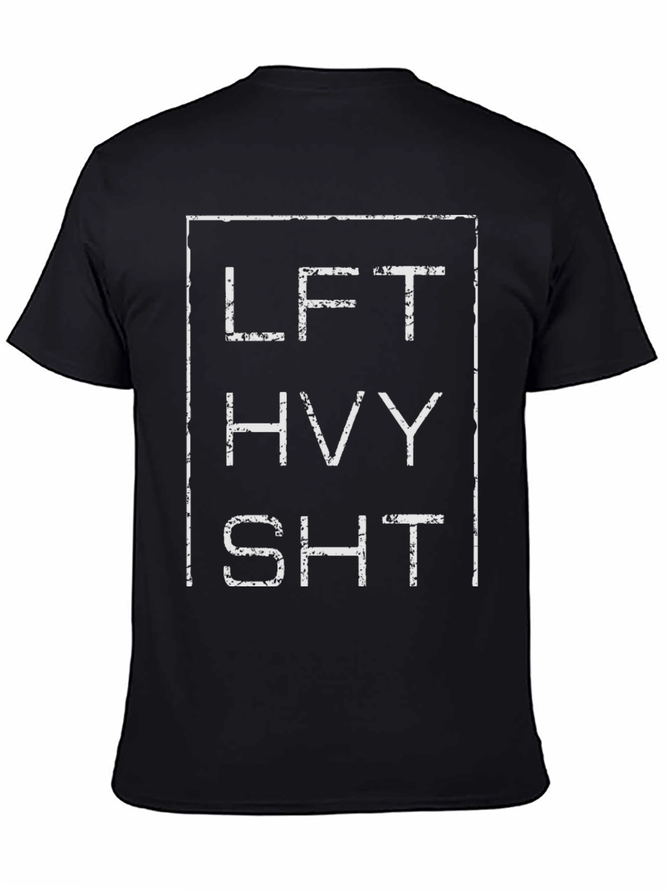 Lift Heavy Graphic T-Shirt - Black