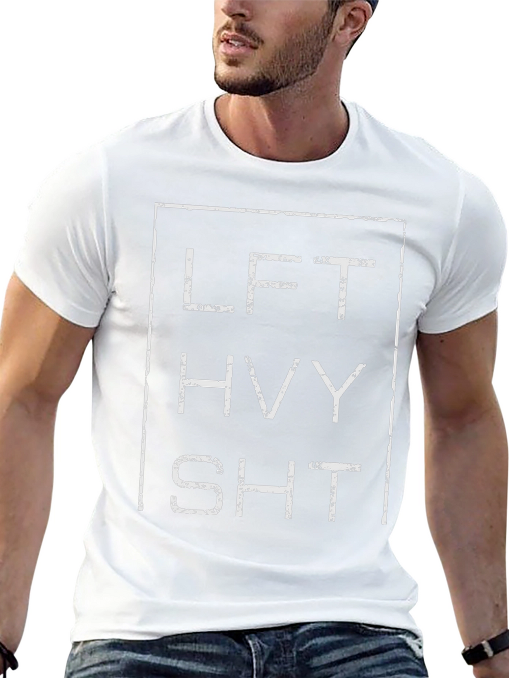 Lift Heavy Graphic T-Shirt - Black