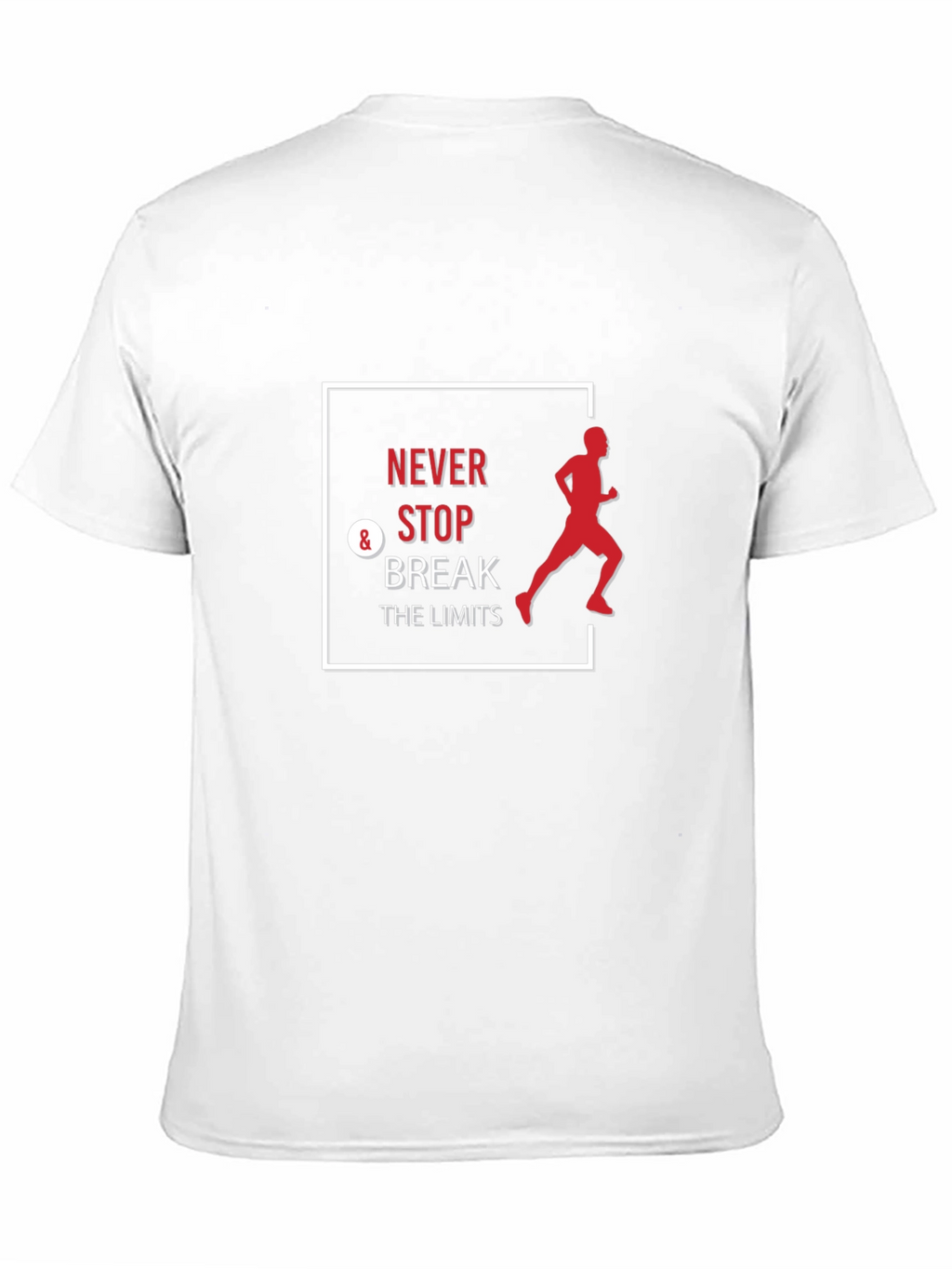 Never Stop Break the Limits Black T-Shirt
