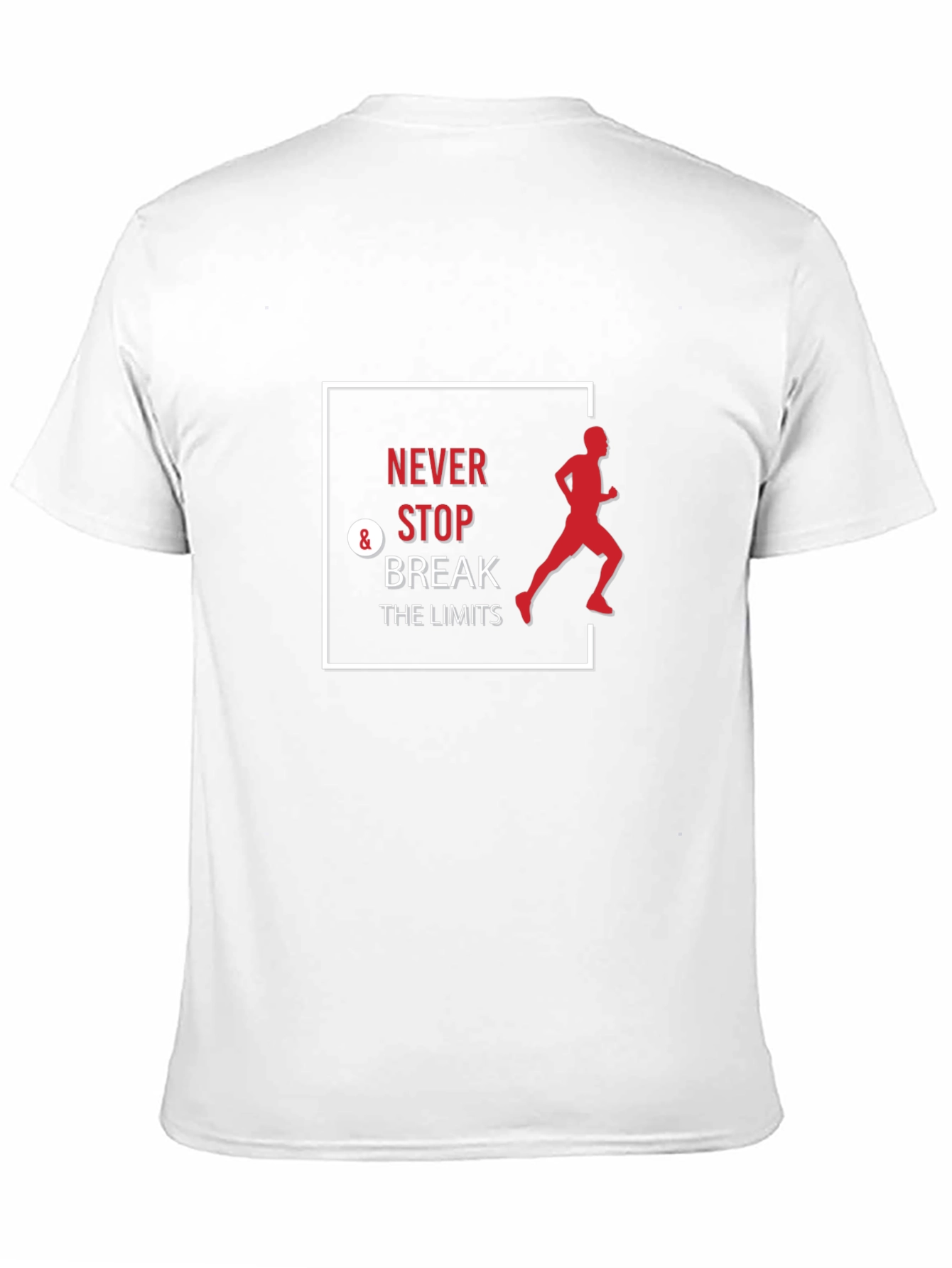 Never Stop Break the Limits Black T-Shirt