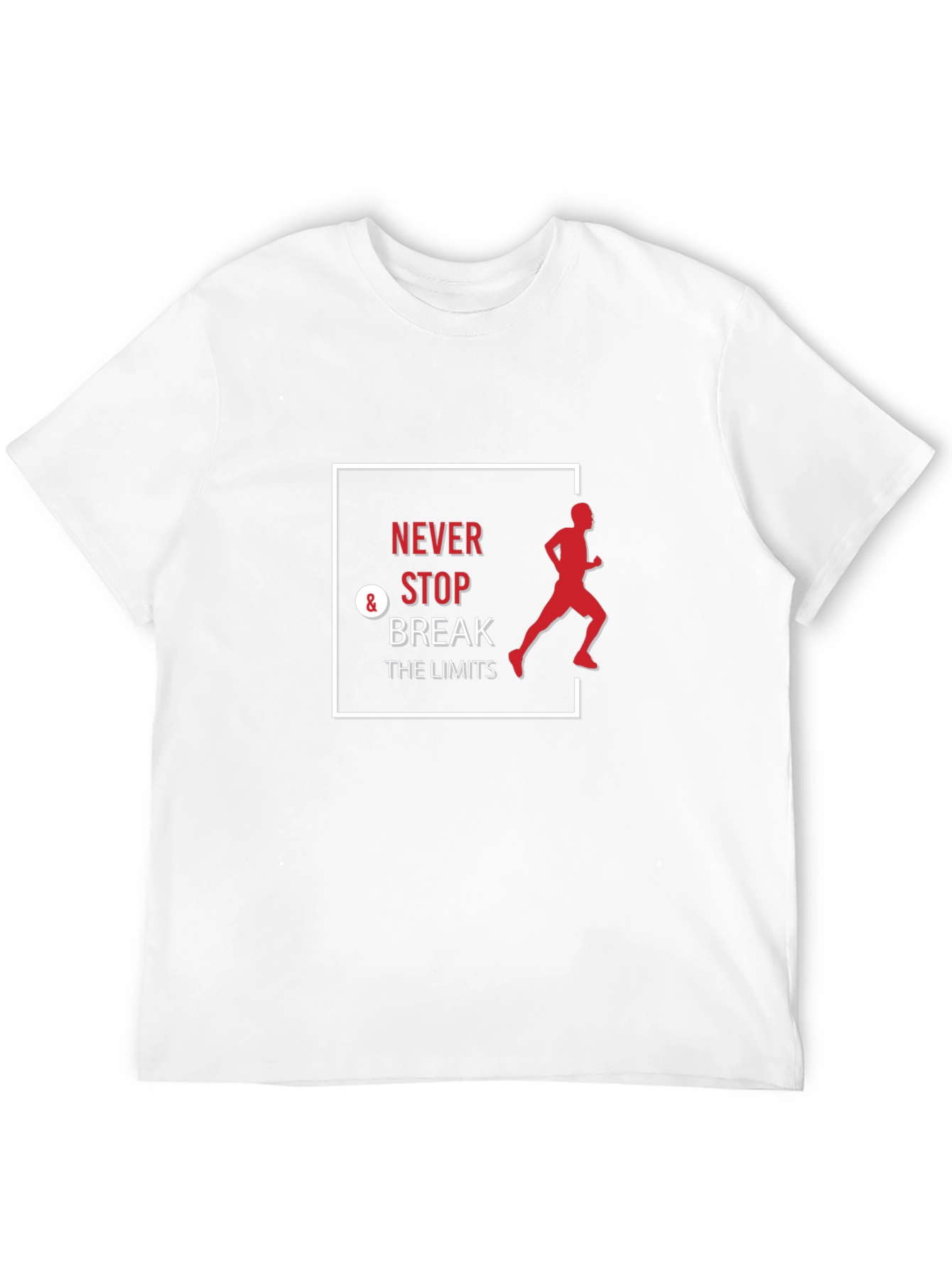 Never Stop Break the Limits Black T-Shirt