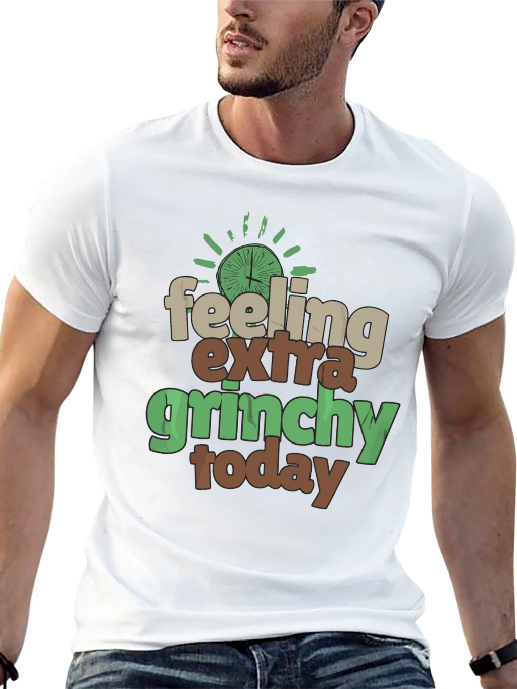 Feeling Extra Grinchy Today Graphic T-Shirt