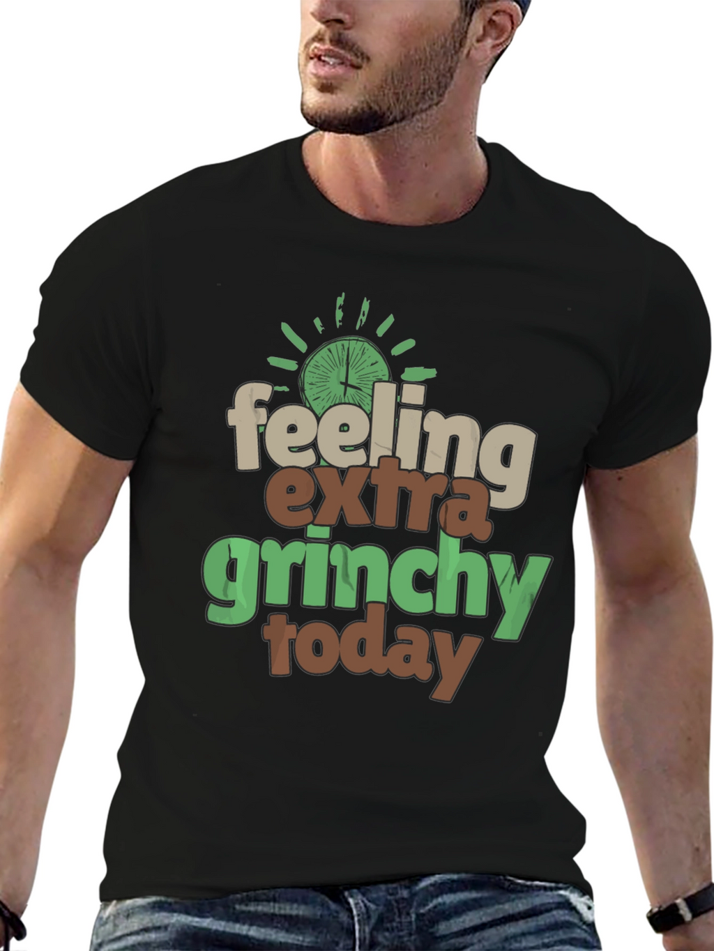 Feeling Extra Grinchy Today Graphic T-Shirt