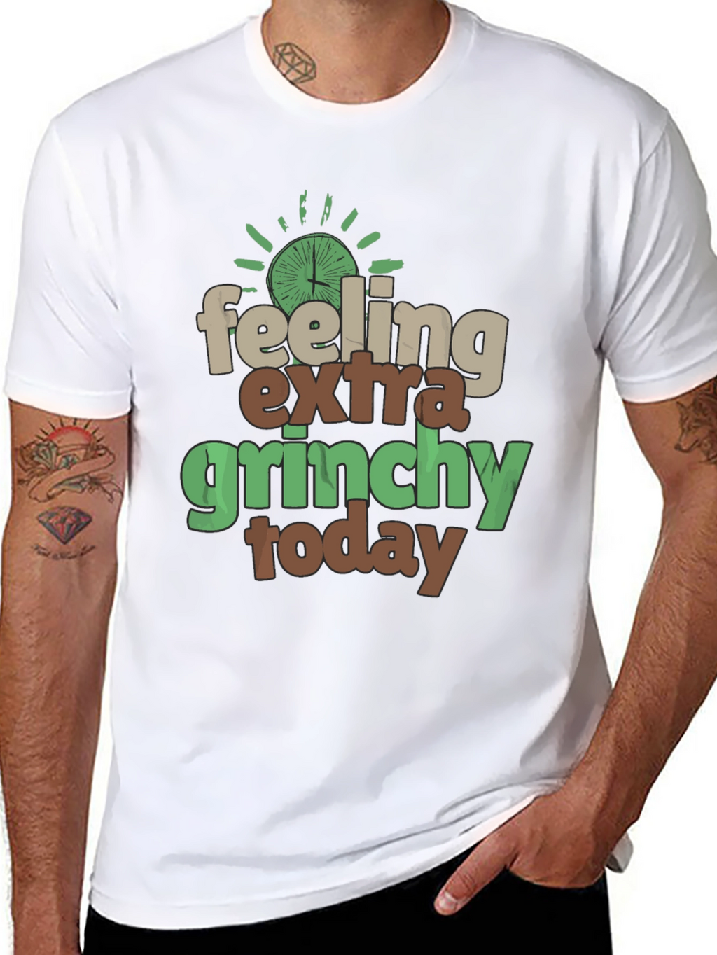 Feeling Extra Grinchy Today Graphic T-Shirt
