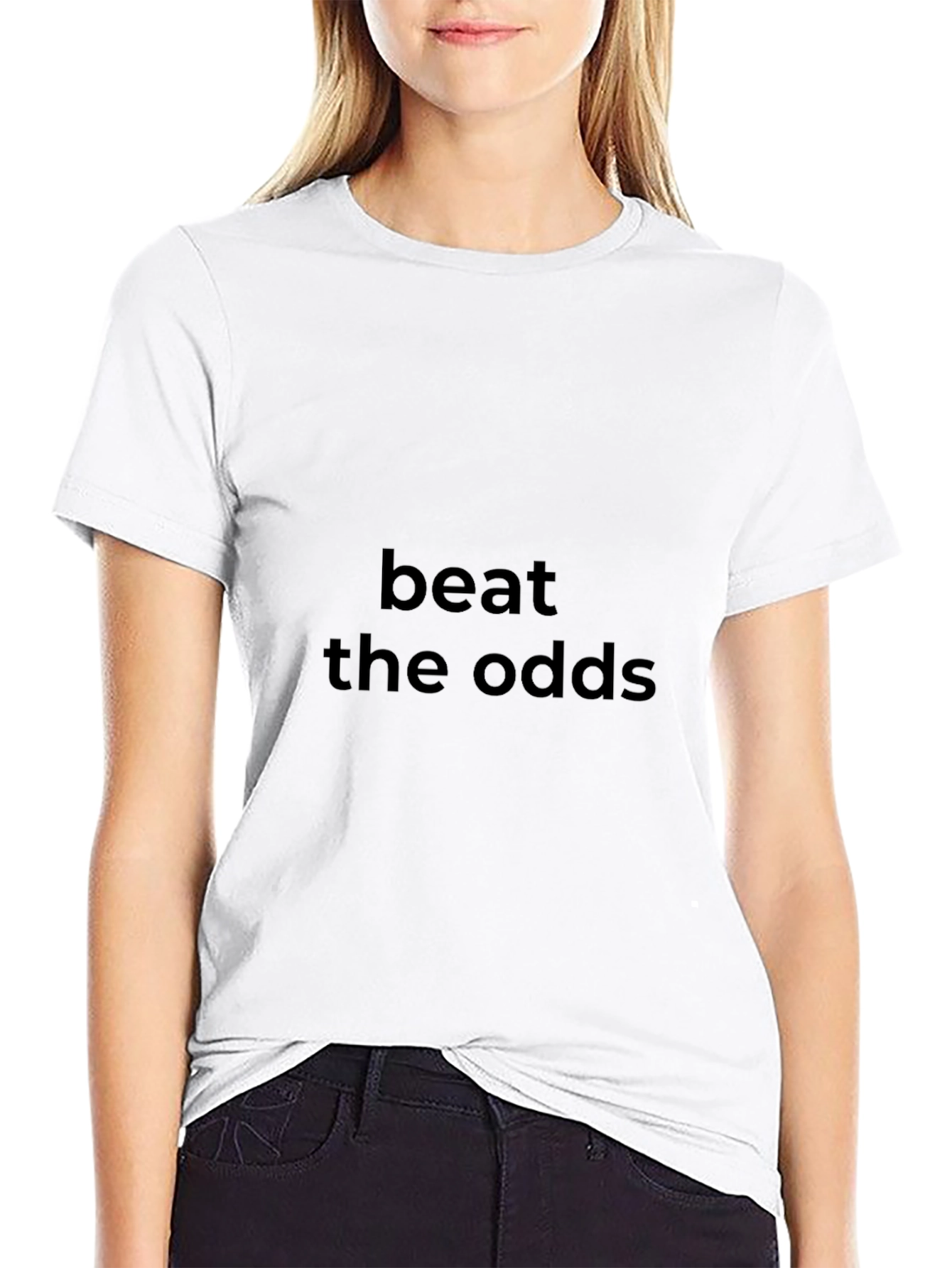 Beat The Odds Graphic Tee - Classic Black