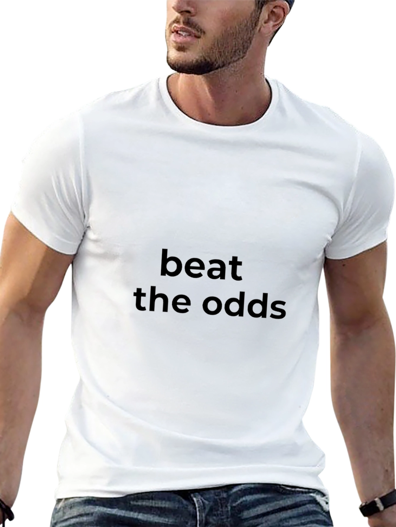 Beat The Odds Graphic Tee - Classic Black