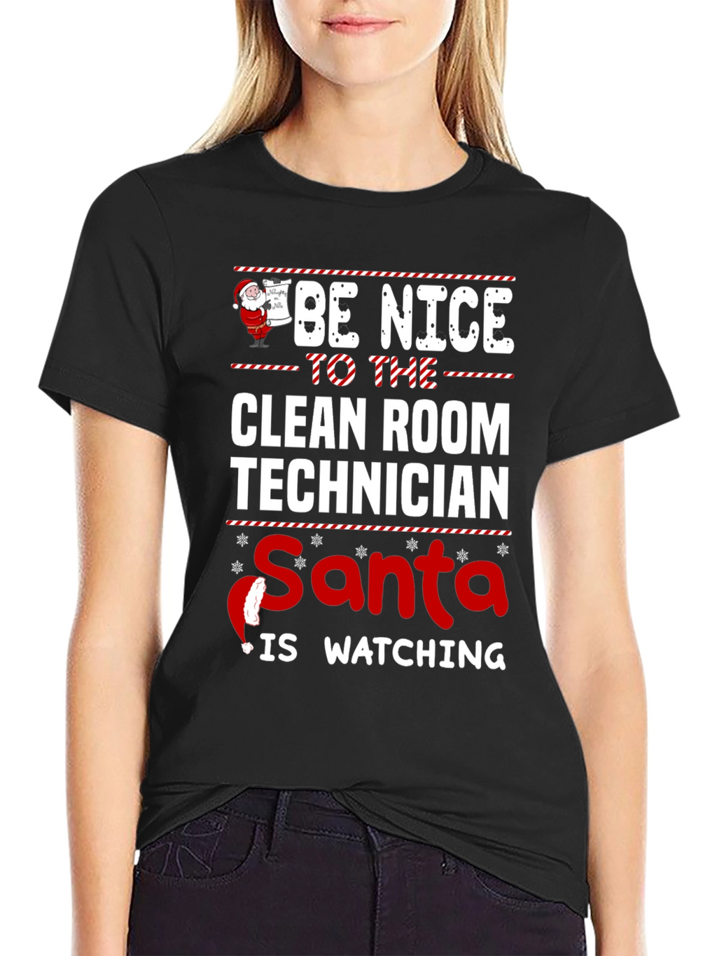 Clean Room Technician Santa T-Shirt