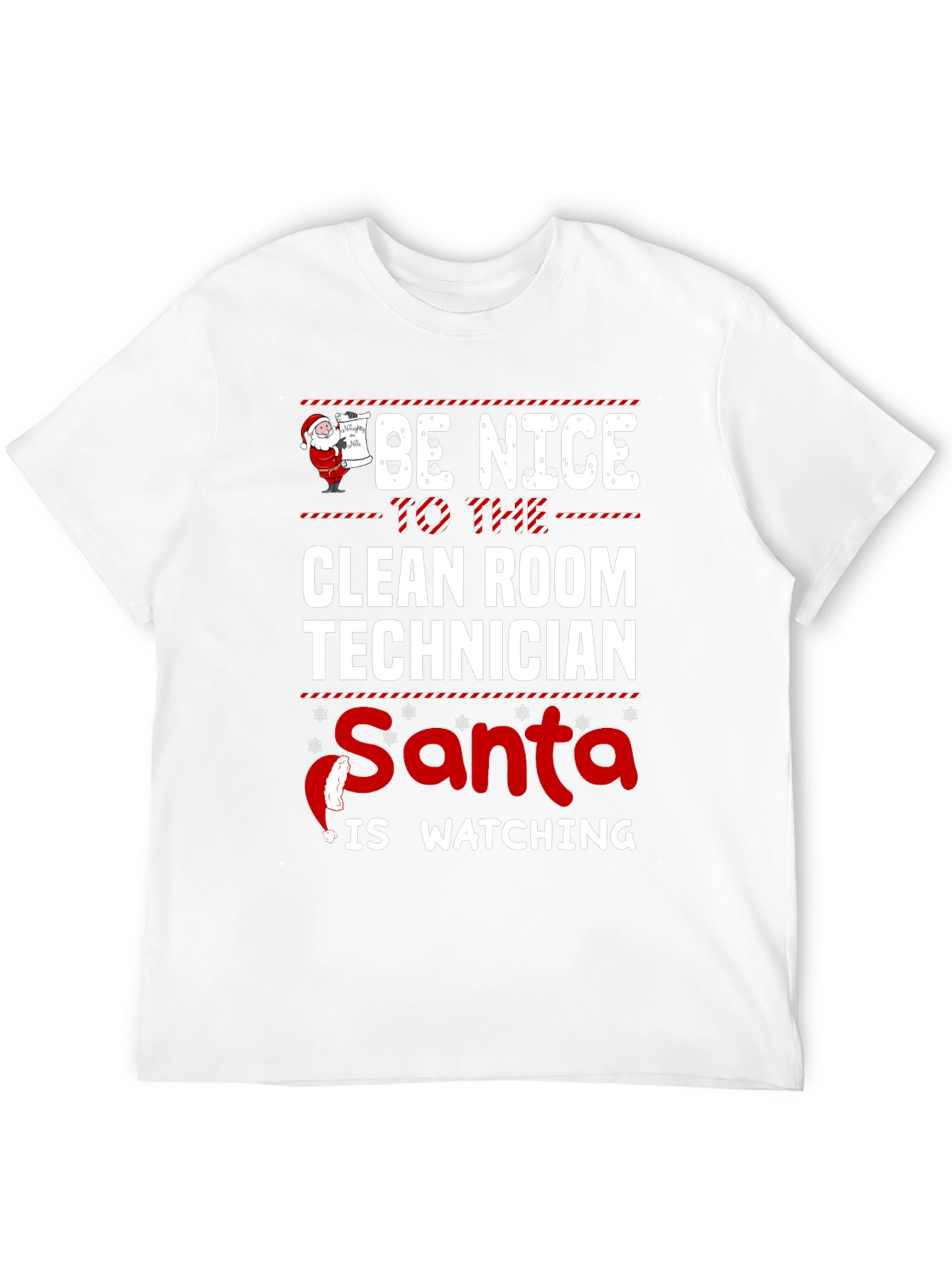 Clean Room Technician Santa T-Shirt