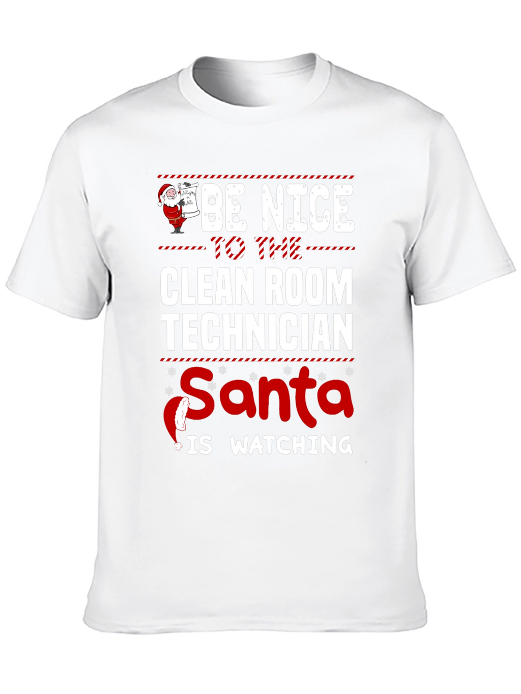 Clean Room Technician Santa T-Shirt