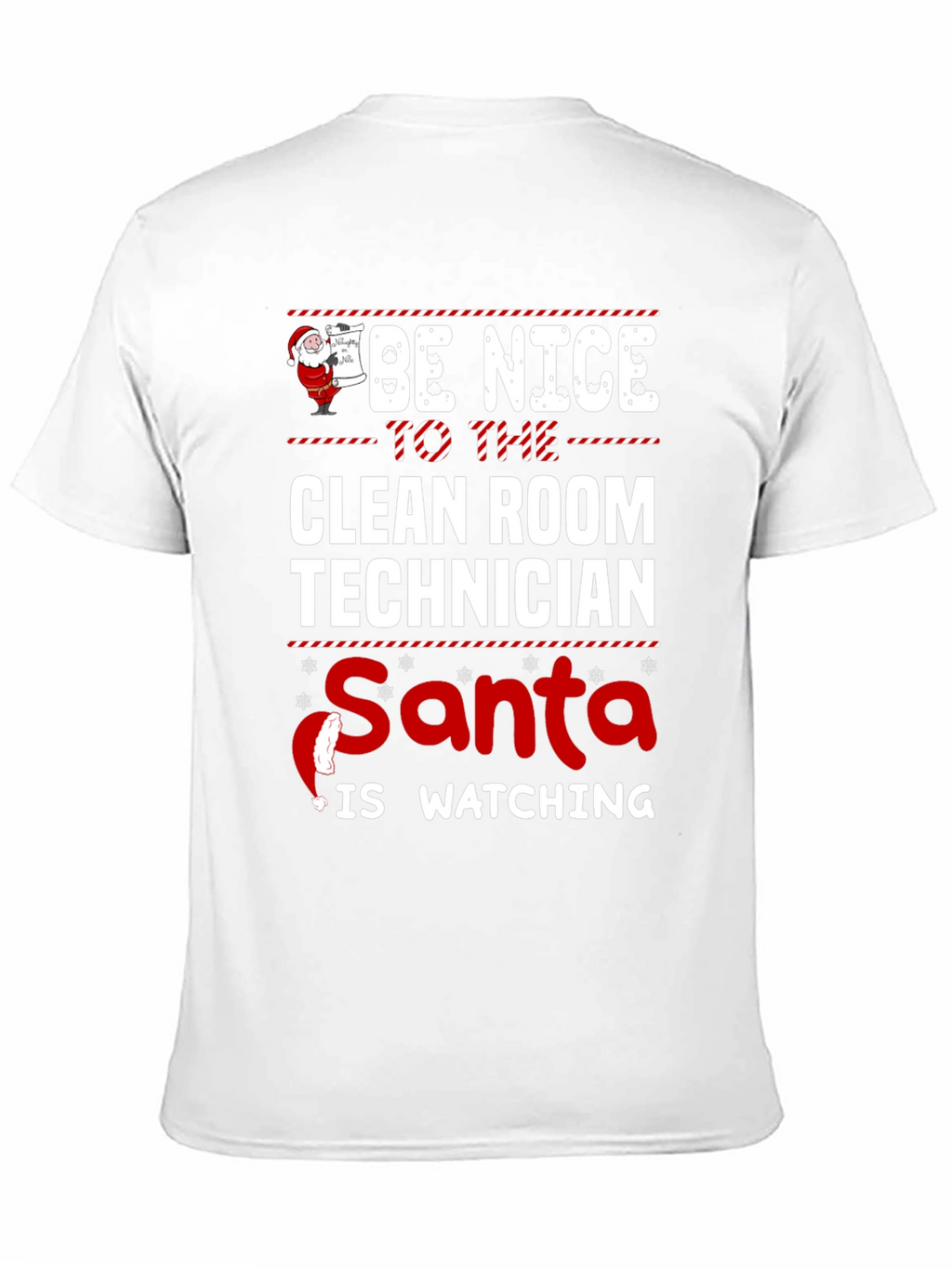 Clean Room Technician Santa T-Shirt