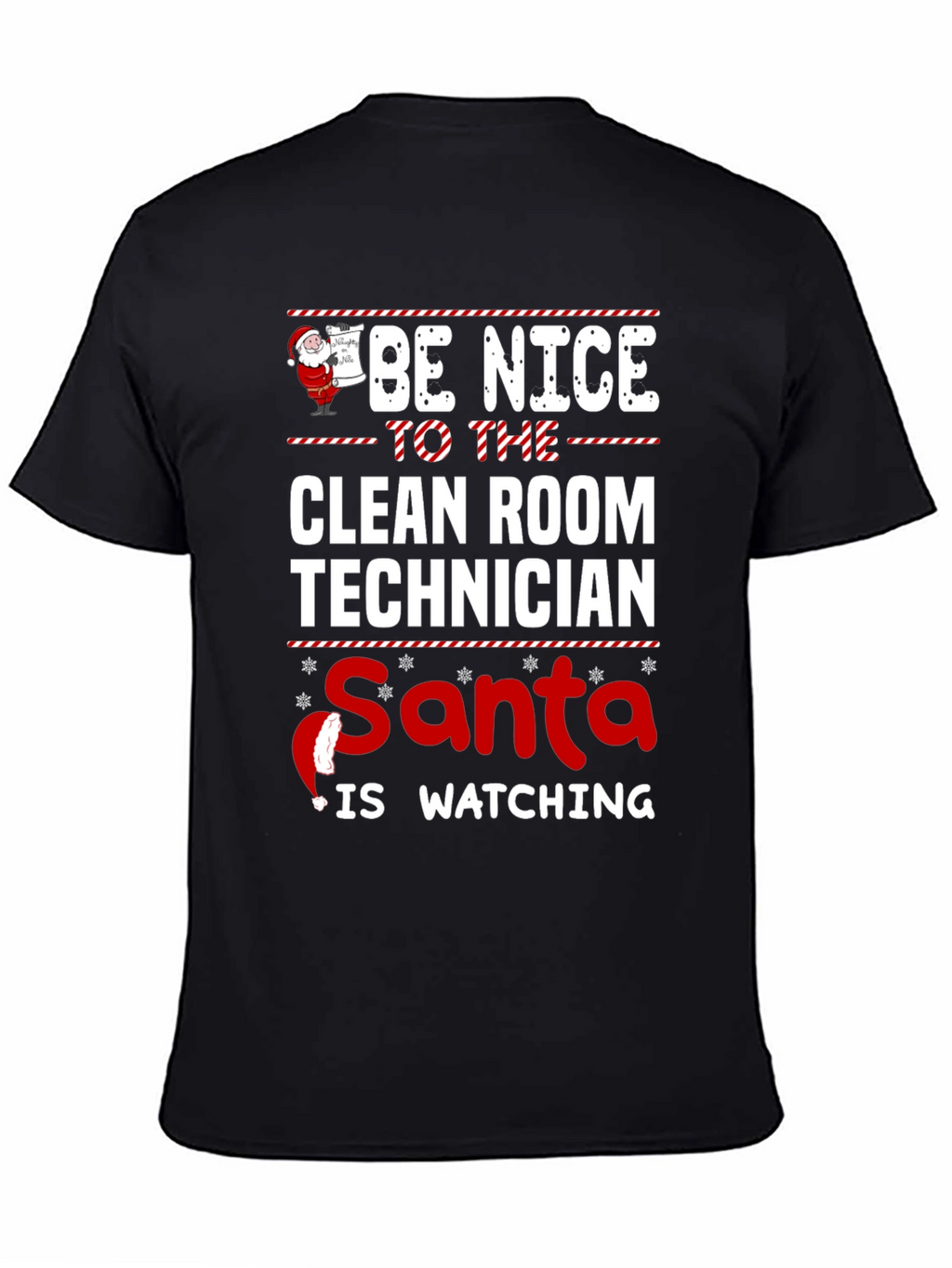 Clean Room Technician Santa T-Shirt