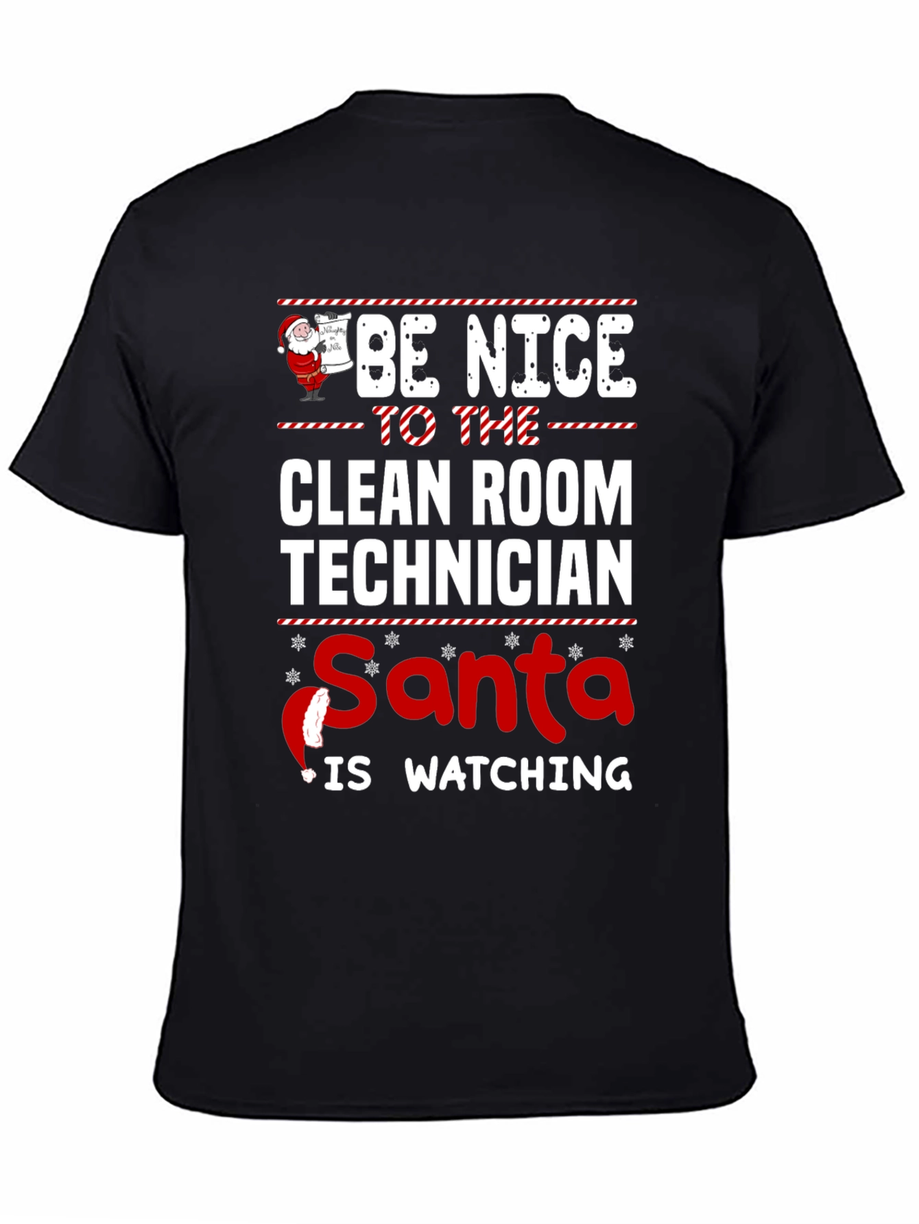Clean Room Technician Santa T-Shirt