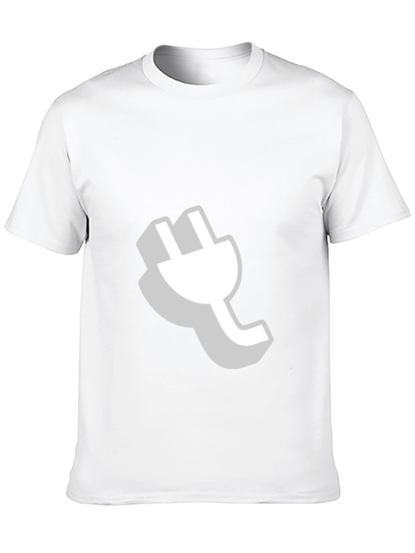 Cool Plug Graphic Black T-Shirt