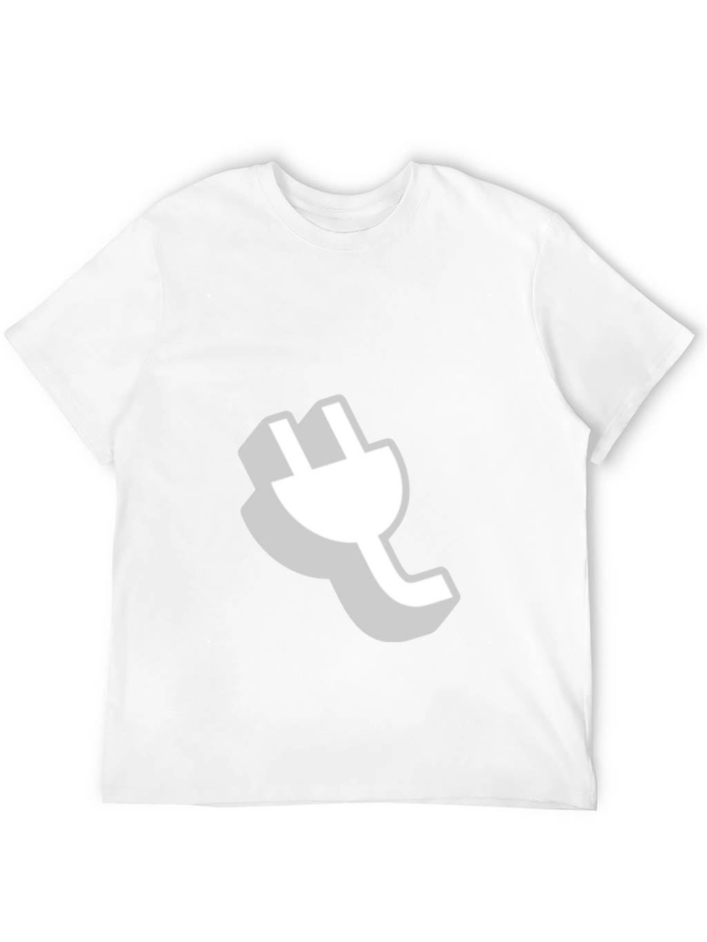Cool Plug Graphic Black T-Shirt