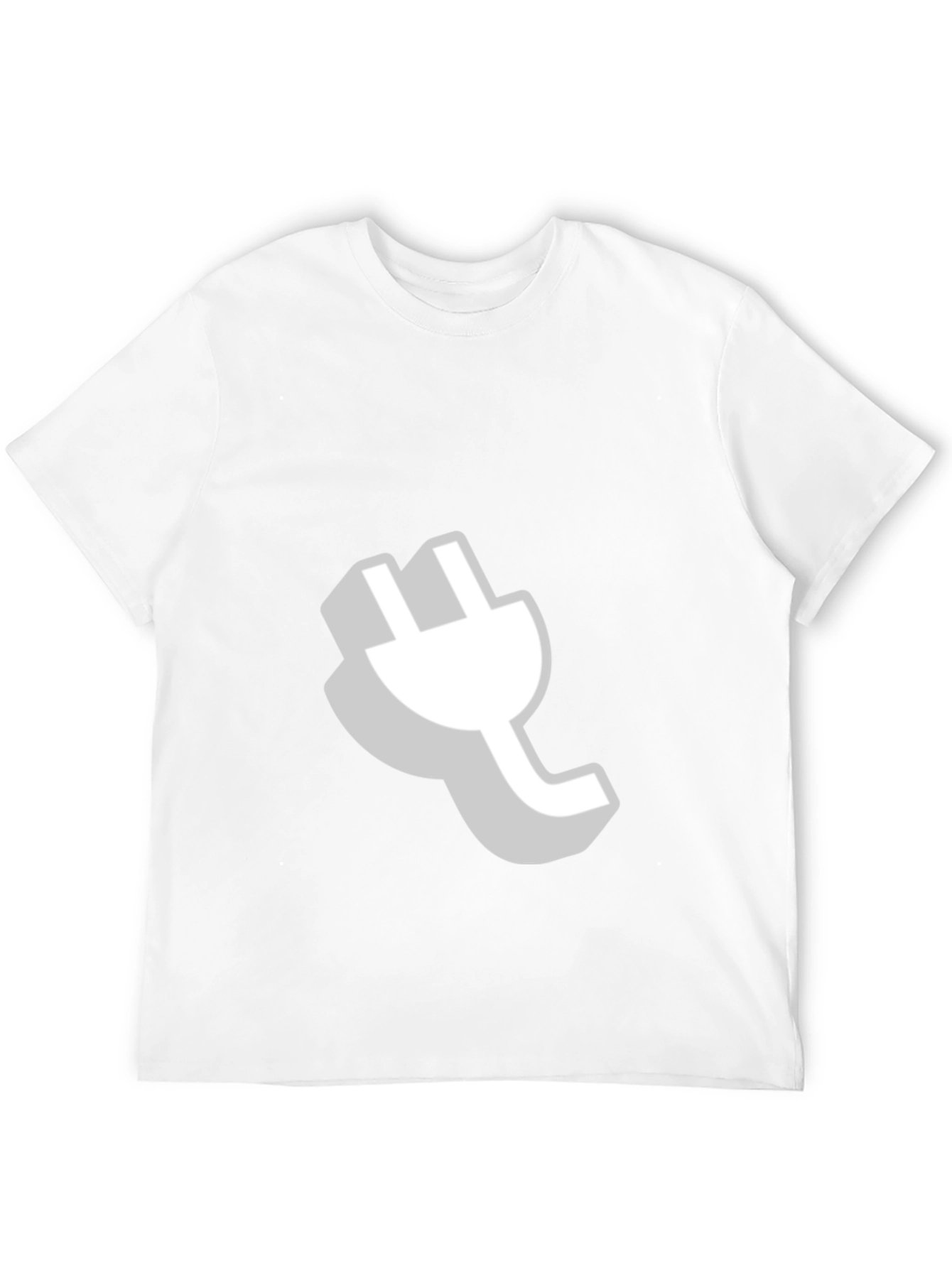 Cool Plug Graphic Black T-Shirt