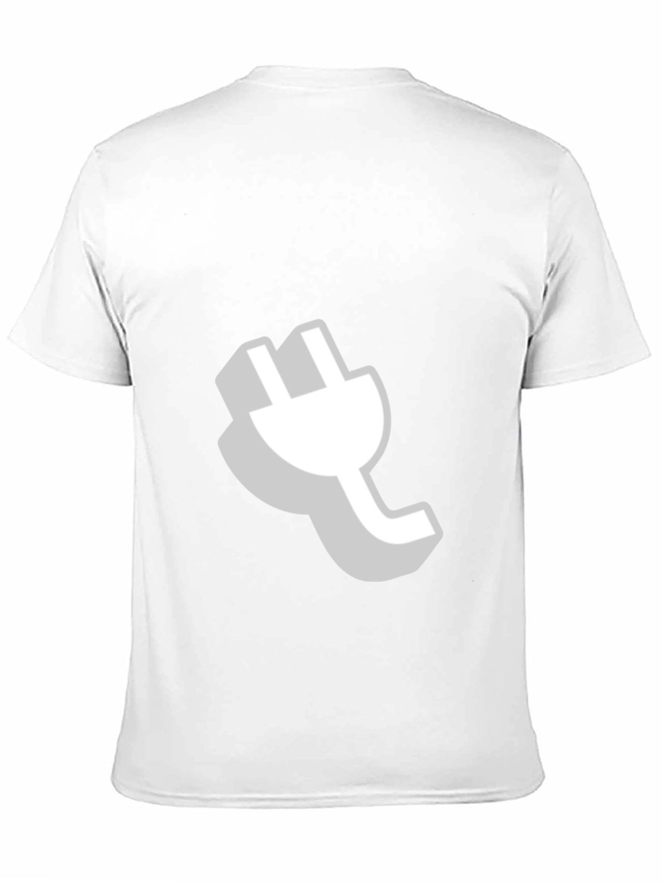 Cool Plug Graphic Black T-Shirt