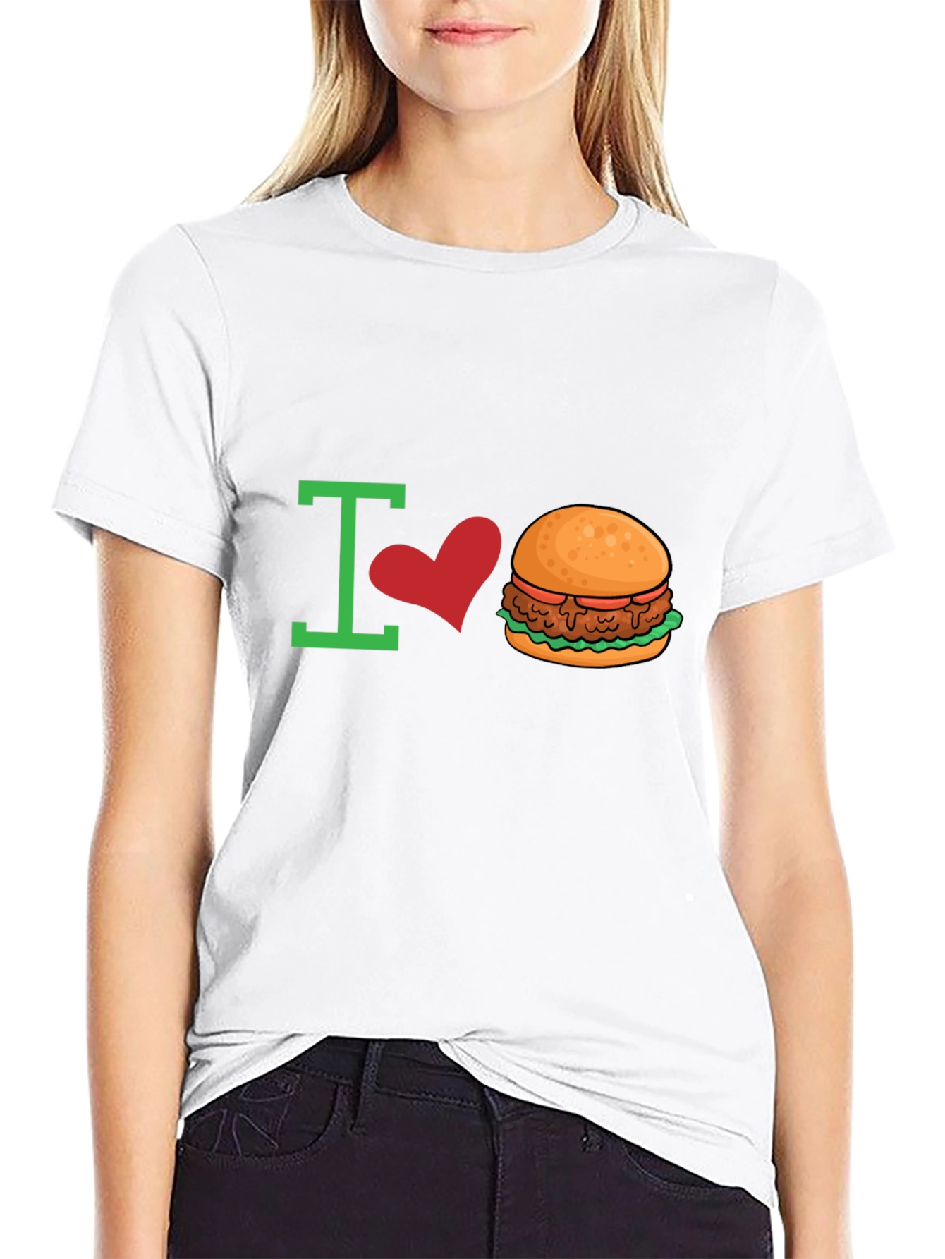I Love Burgers Graphic Tee