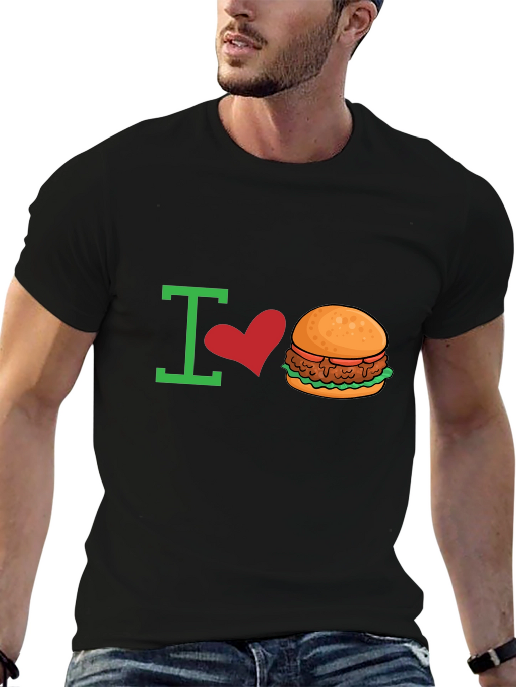 I Love Burgers Graphic Tee