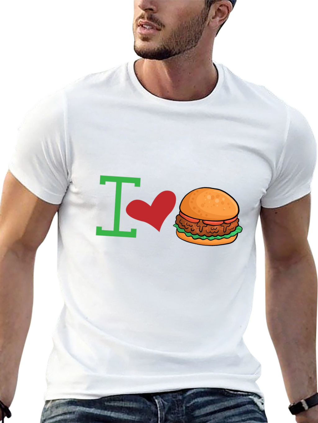 I Love Burgers Graphic Tee