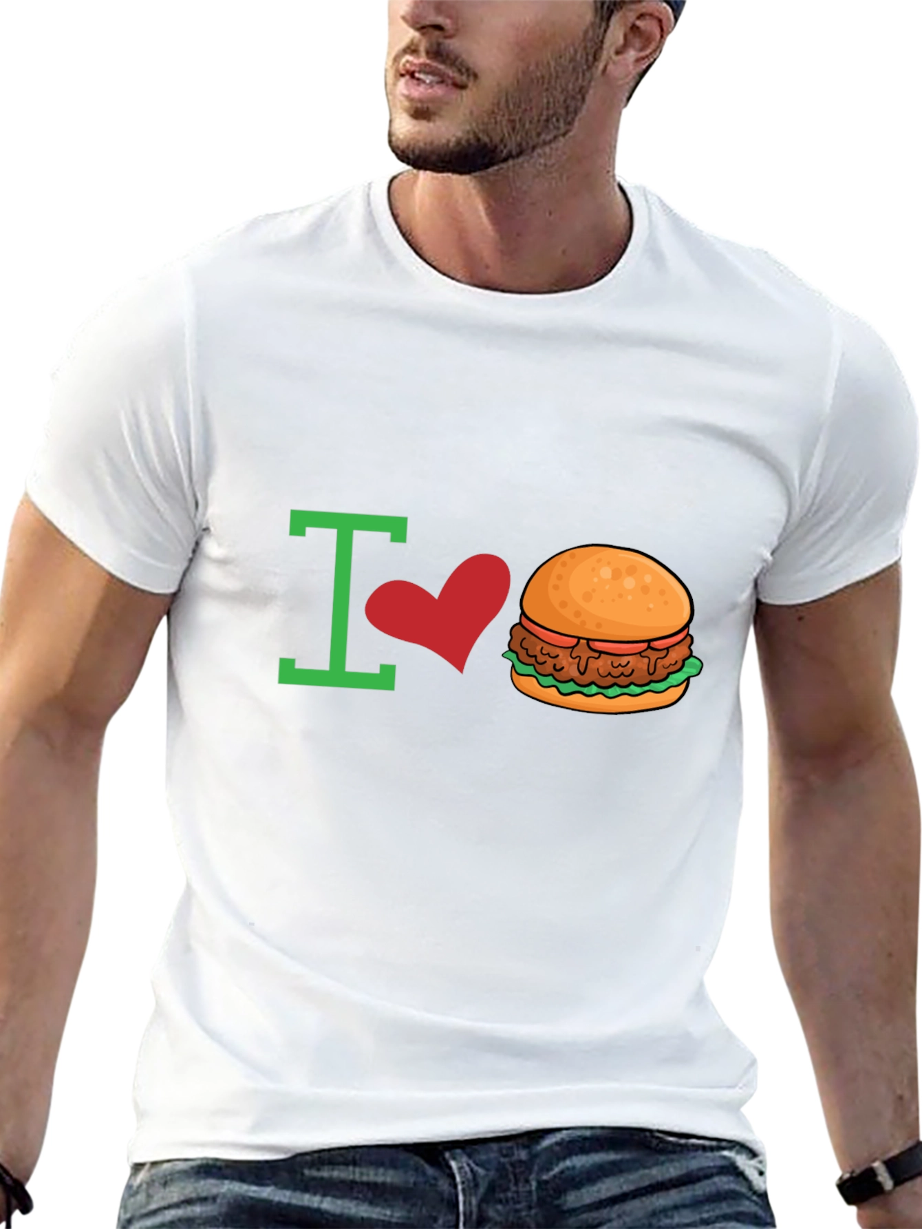 I Love Burgers Graphic Tee