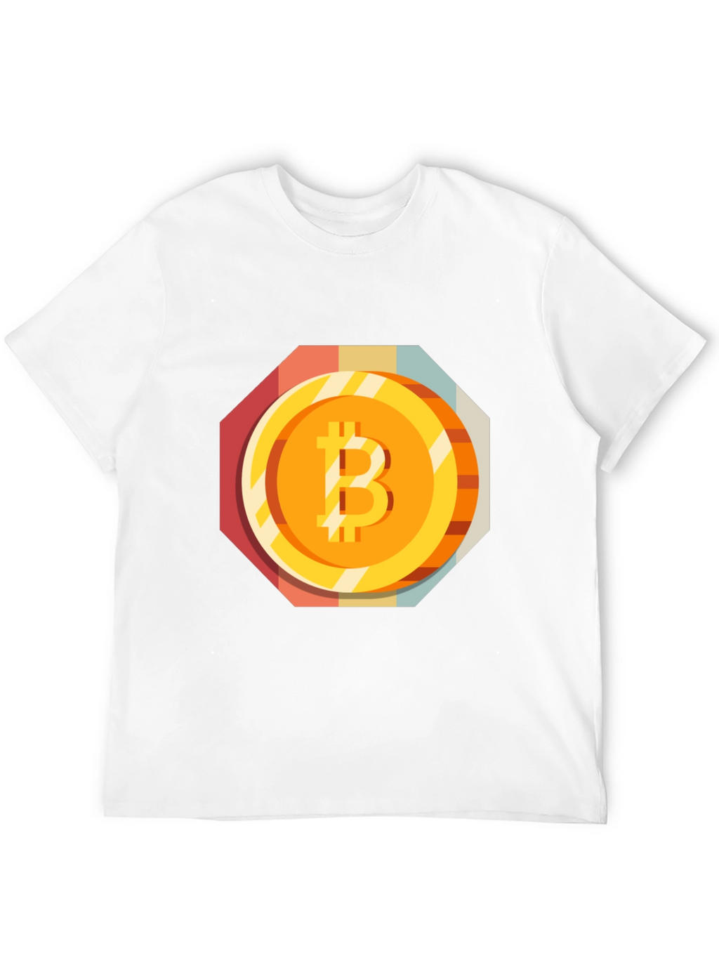 Bitcoin Graphic Tee - Retro Crypto Style