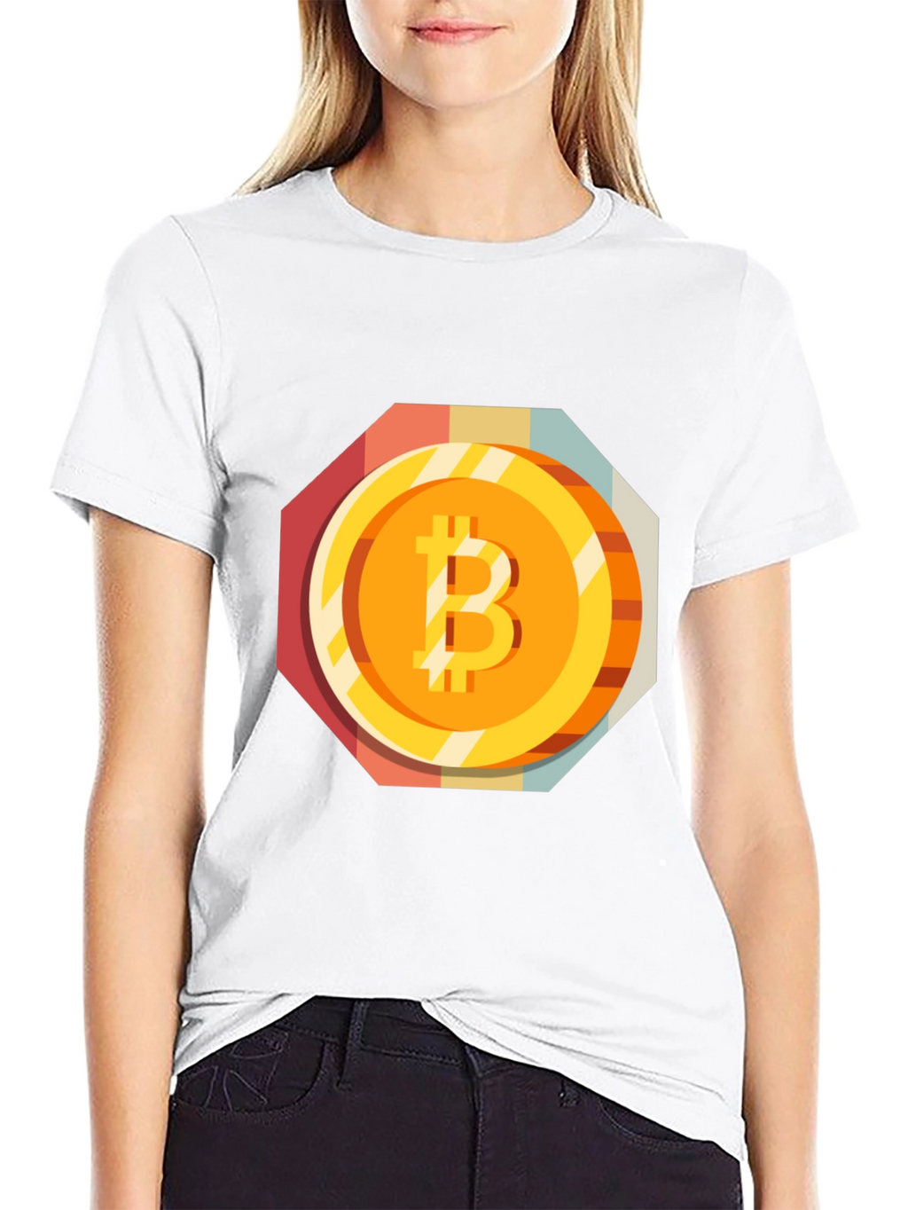 Bitcoin Graphic Tee - Retro Crypto Style