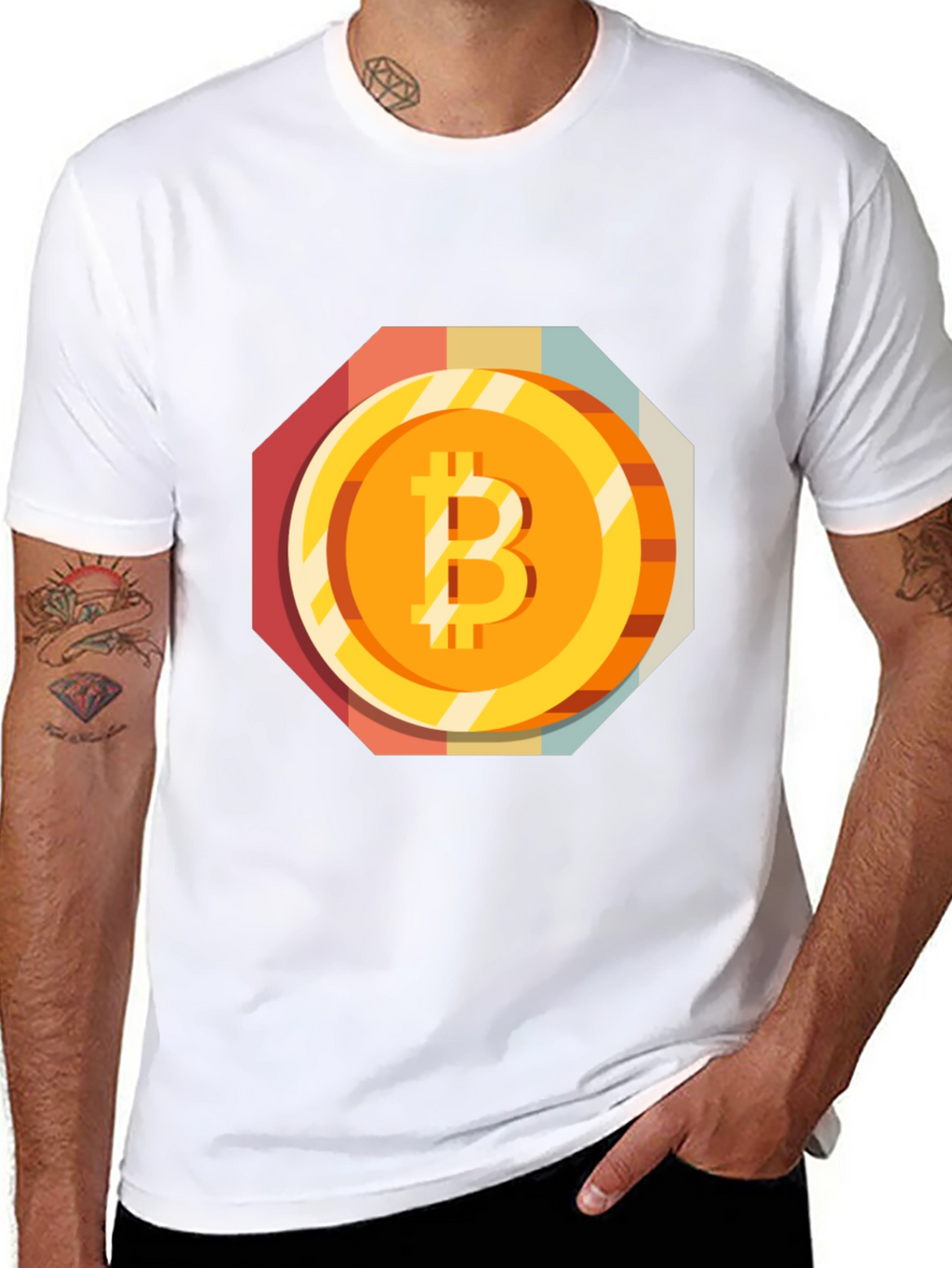 Bitcoin Graphic Tee - Retro Crypto Style