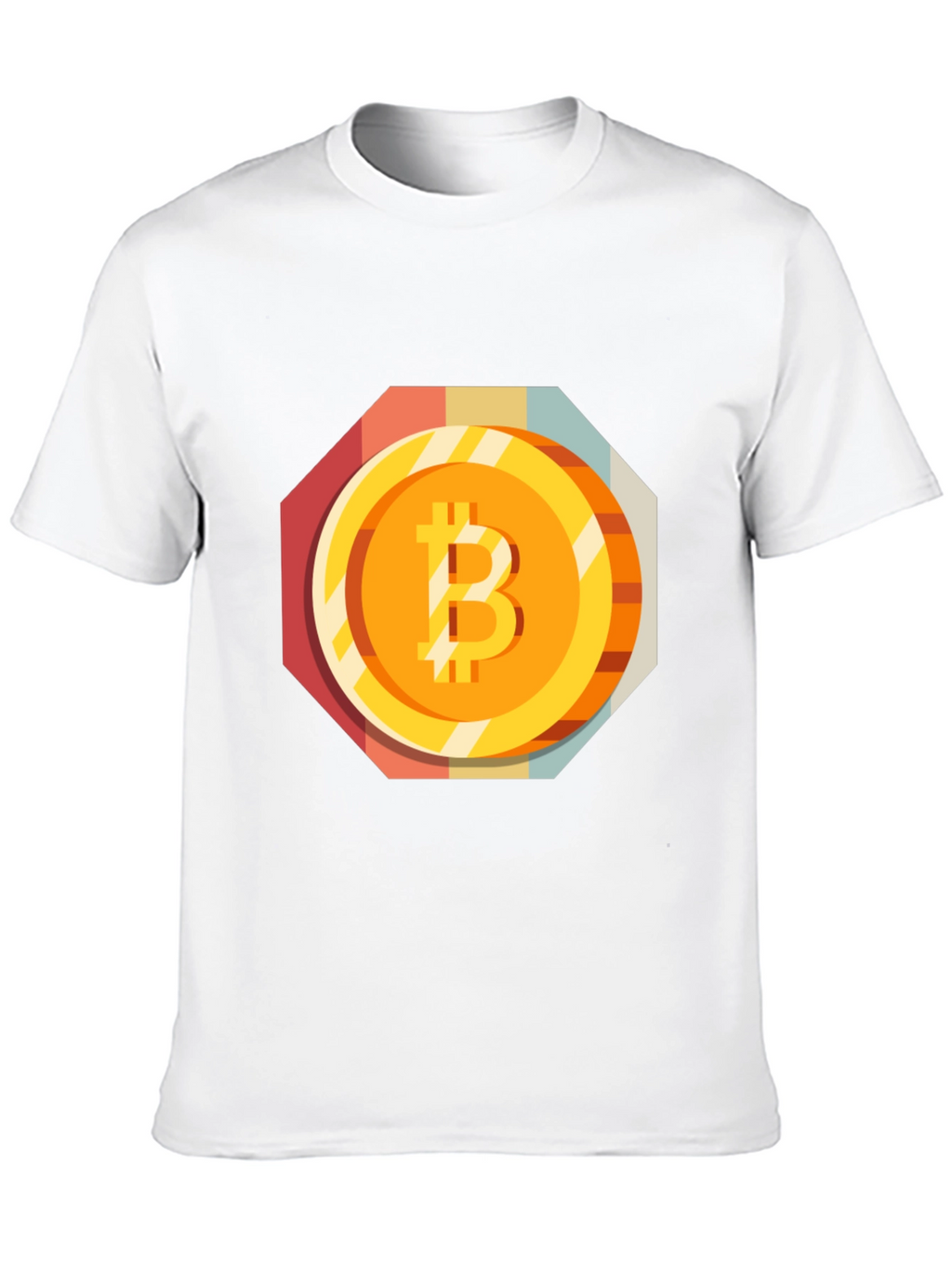Bitcoin Graphic Tee - Retro Crypto Style
