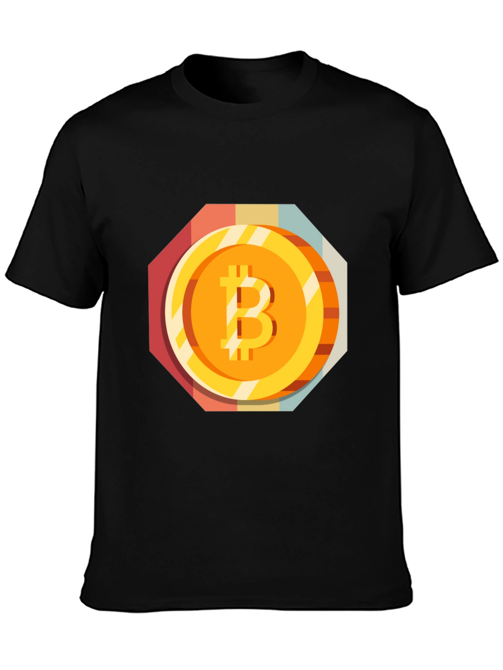 Bitcoin Graphic Tee - Retro Crypto Style