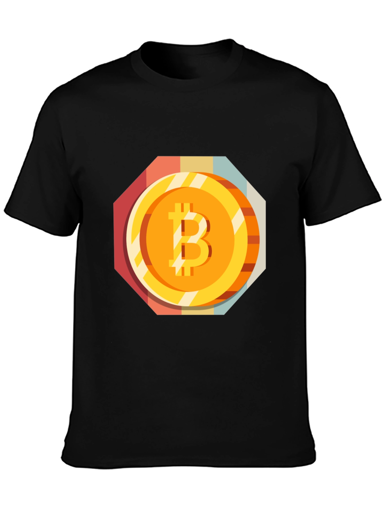 Bitcoin Graphic Tee - Retro Crypto Style