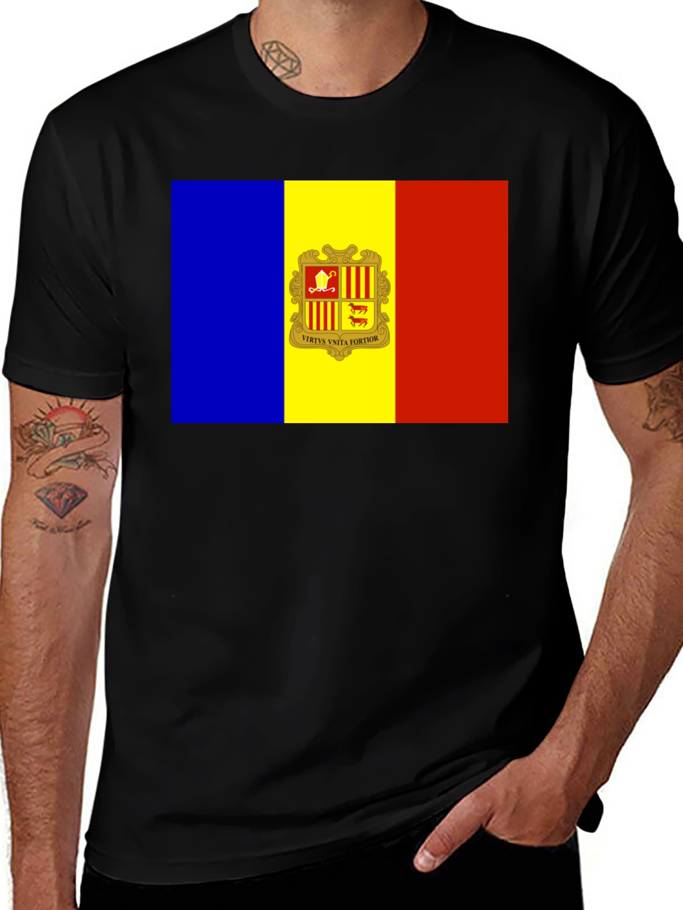 Andorra Flag T-Shirt - Show Your Pride!