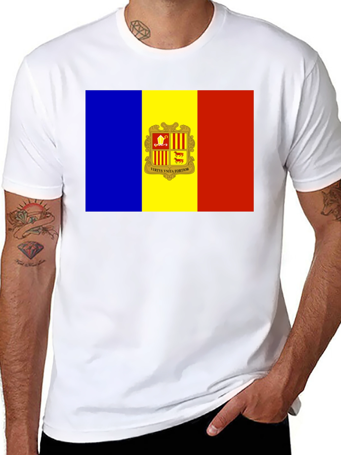 Andorra Flag T-Shirt - Show Your Pride!