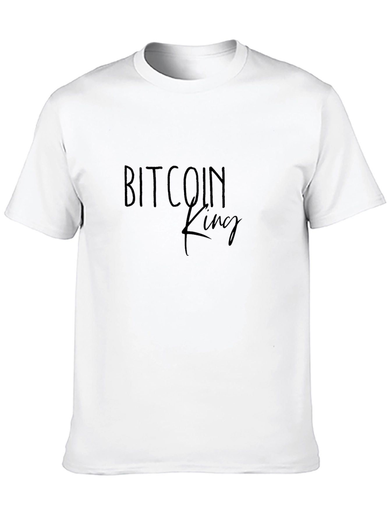 Bitcoin King Graphic T-Shirt - Crypto Enthusiast Apparel