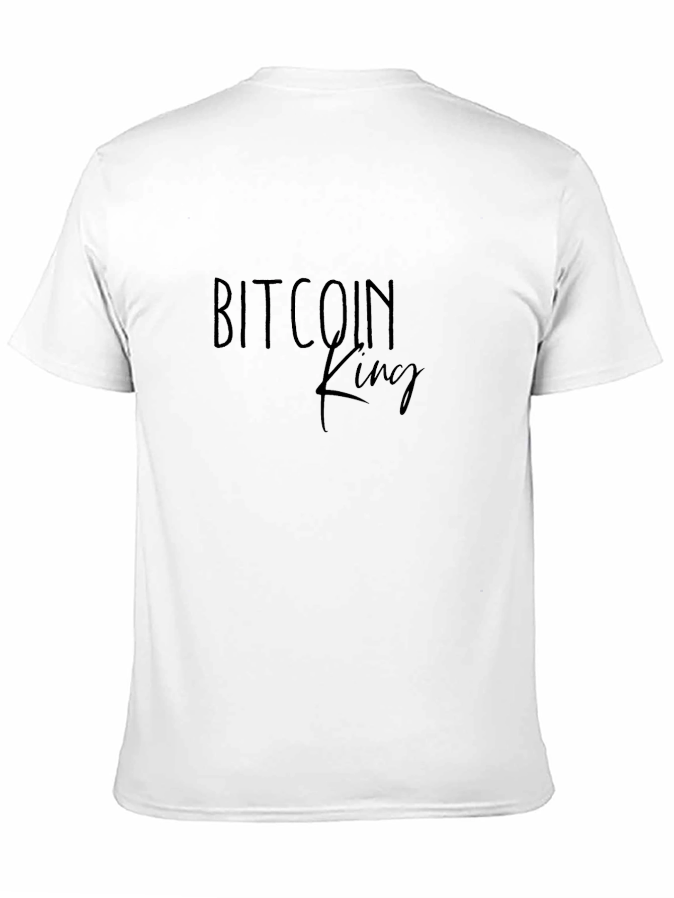 Bitcoin King Graphic T-Shirt - Crypto Enthusiast Apparel