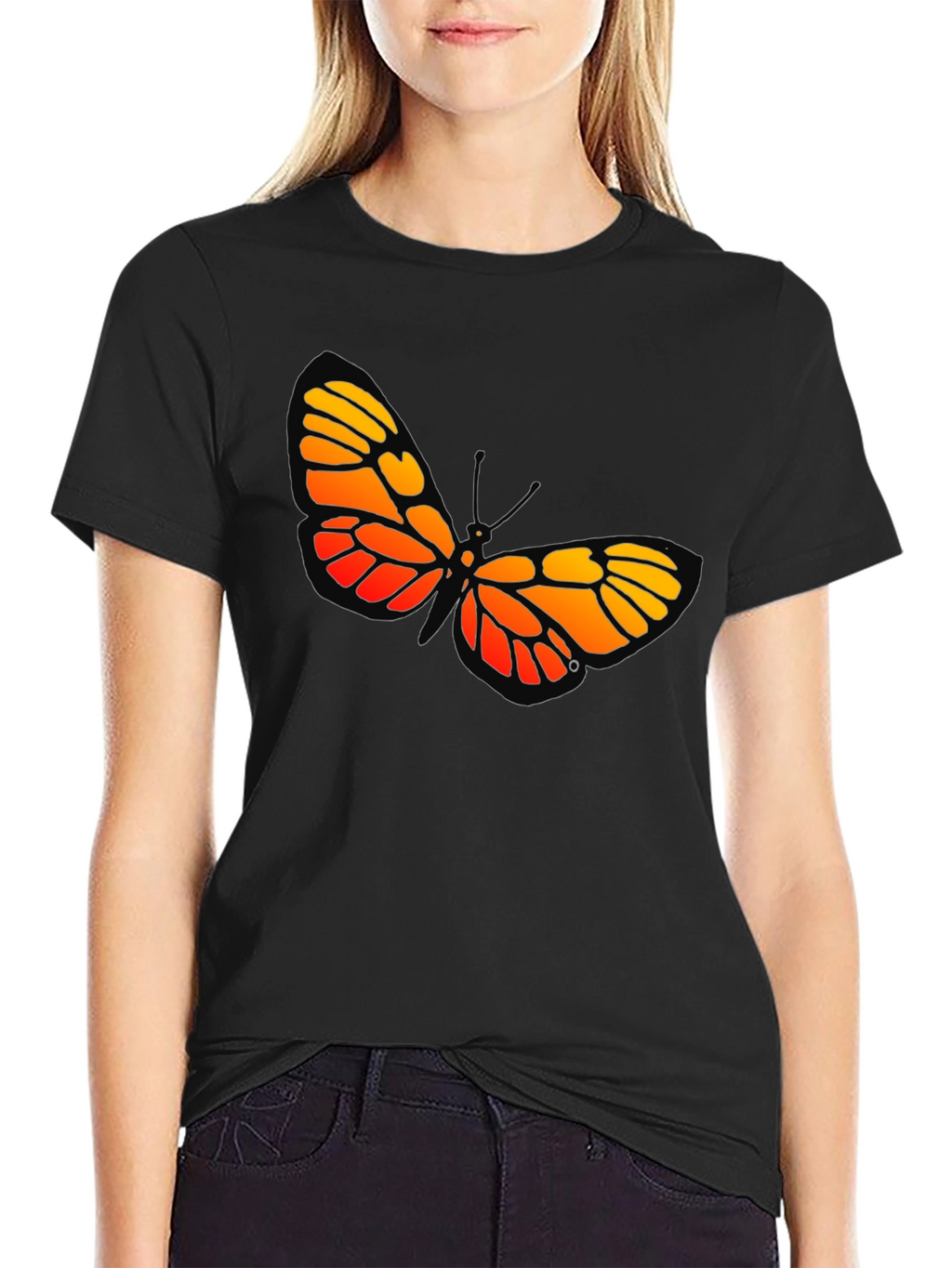 Butterfly Graphic Tee - Bold Insect Design