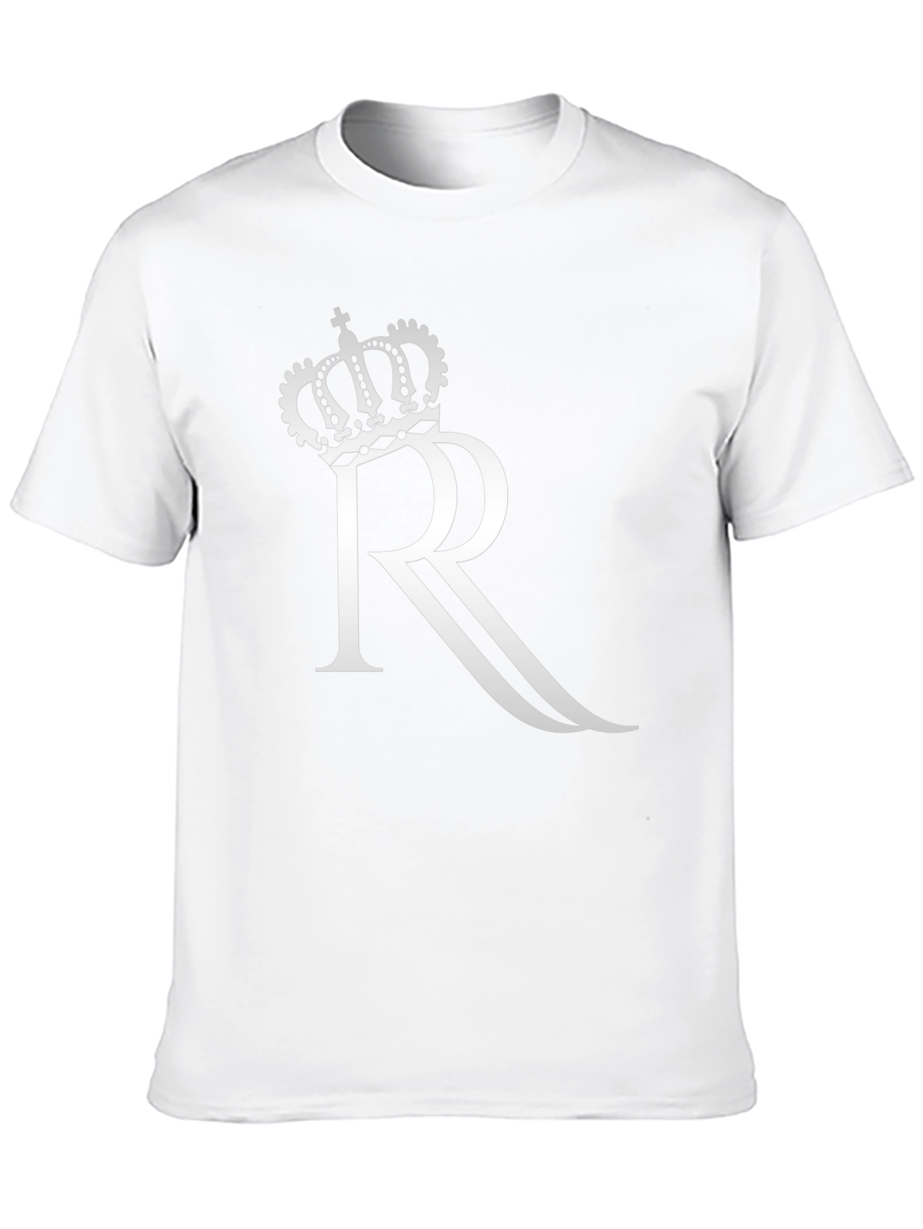 Crown R Graphic Black T-Shirt