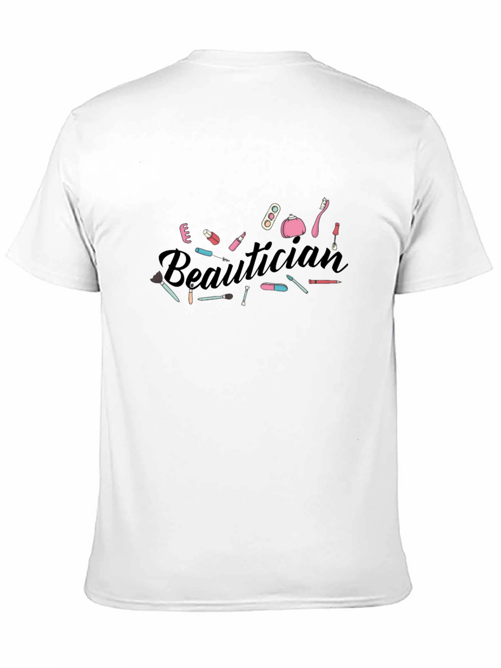 Beautician Graphic Tee - Black Cotton T-Shirt