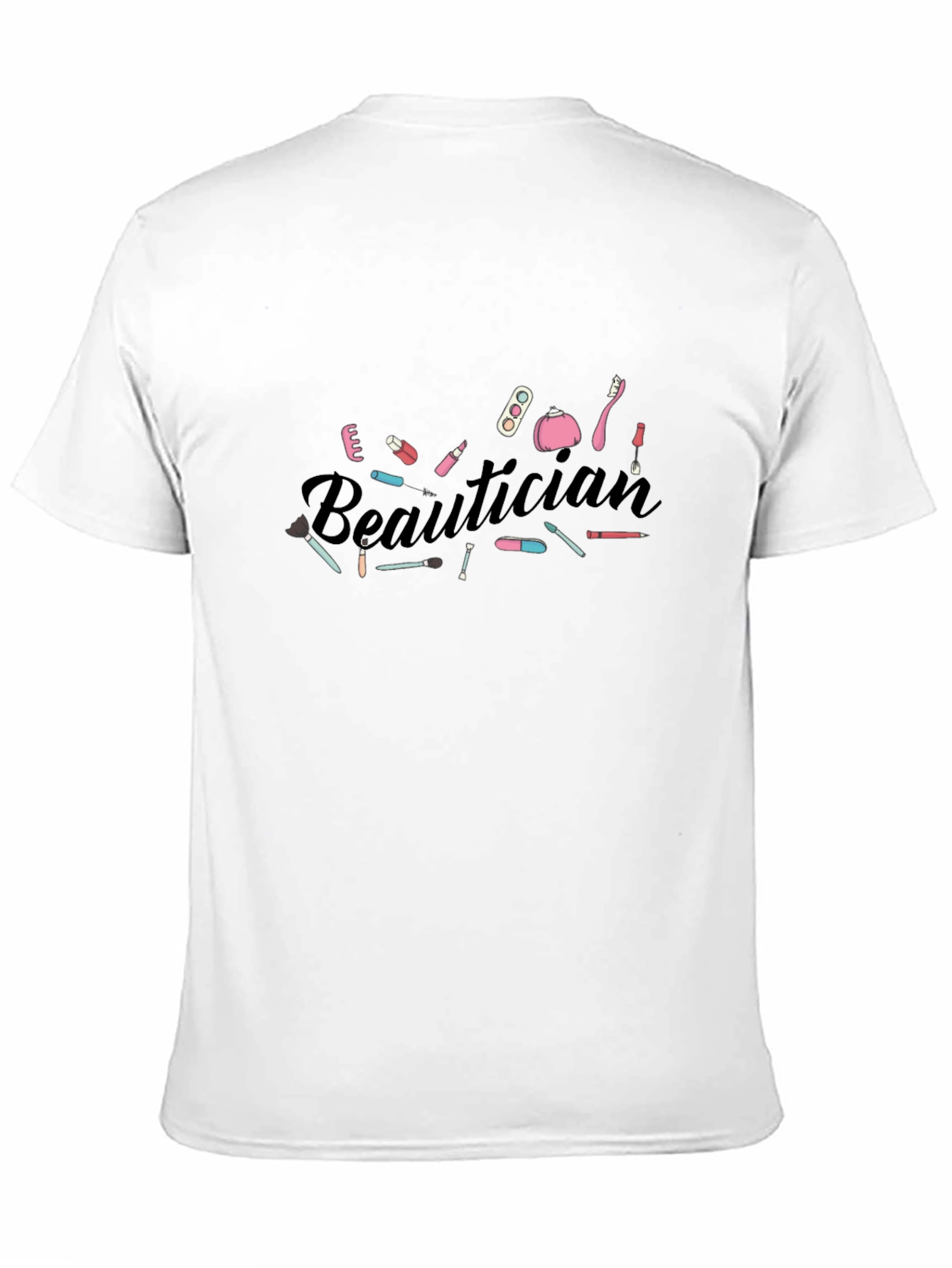 Beautician Graphic Tee - Black Cotton T-Shirt