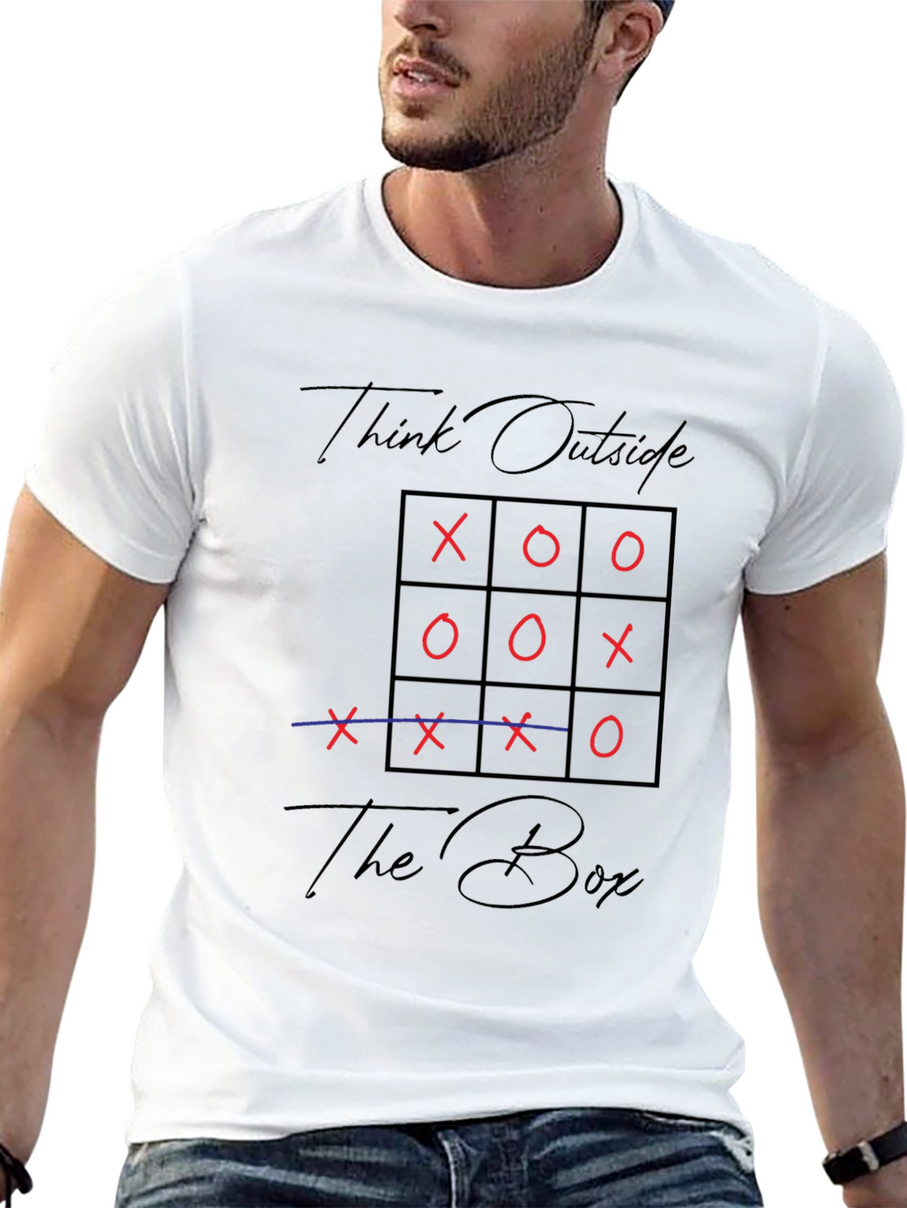 Think Outside The Box Graphic T-Shirt