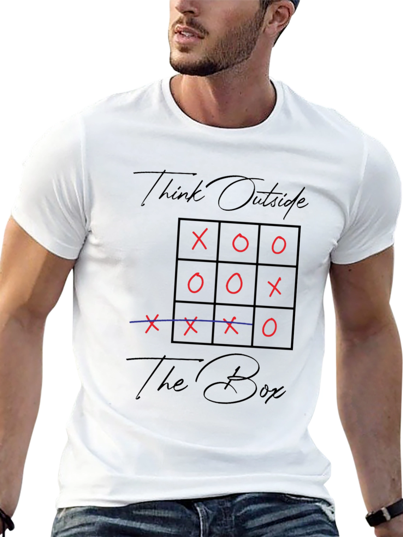 Think Outside The Box Graphic T-Shirt