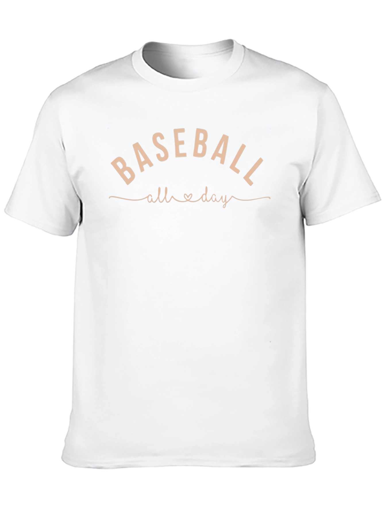 Baseball All Day Graphic Tee - Mens Black T-Shirt