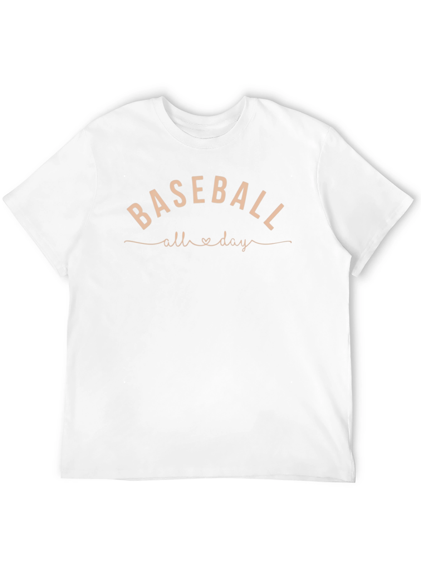 Baseball All Day Graphic Tee - Mens Black T-Shirt